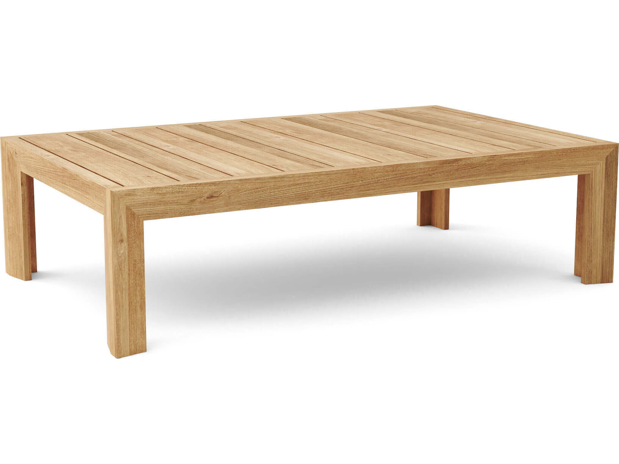 Anderson Teak Smyrna Natural Rectangular Patio Coffee Table