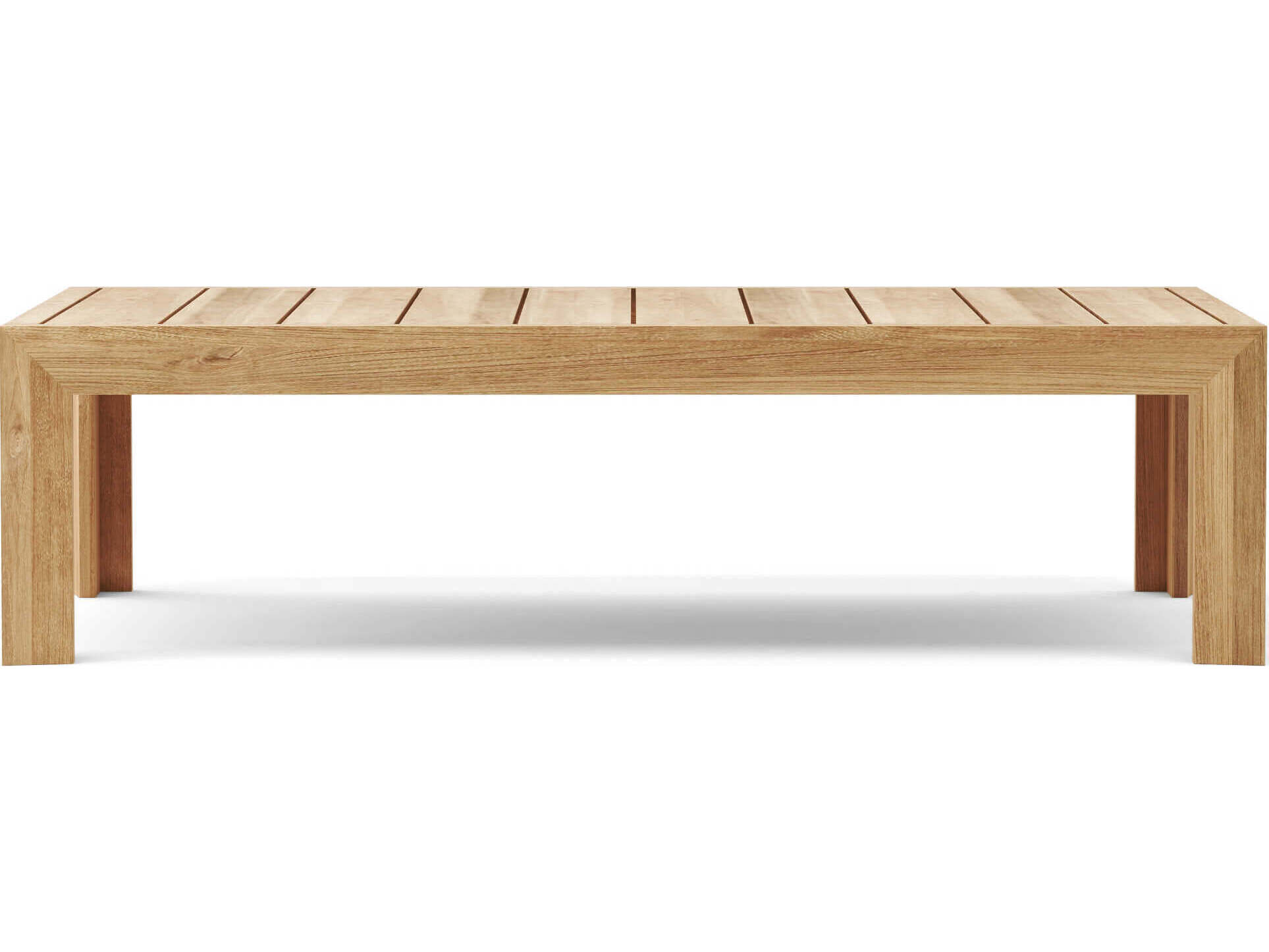 Anderson Teak Smyrna Natural Rectangular Patio Coffee Table