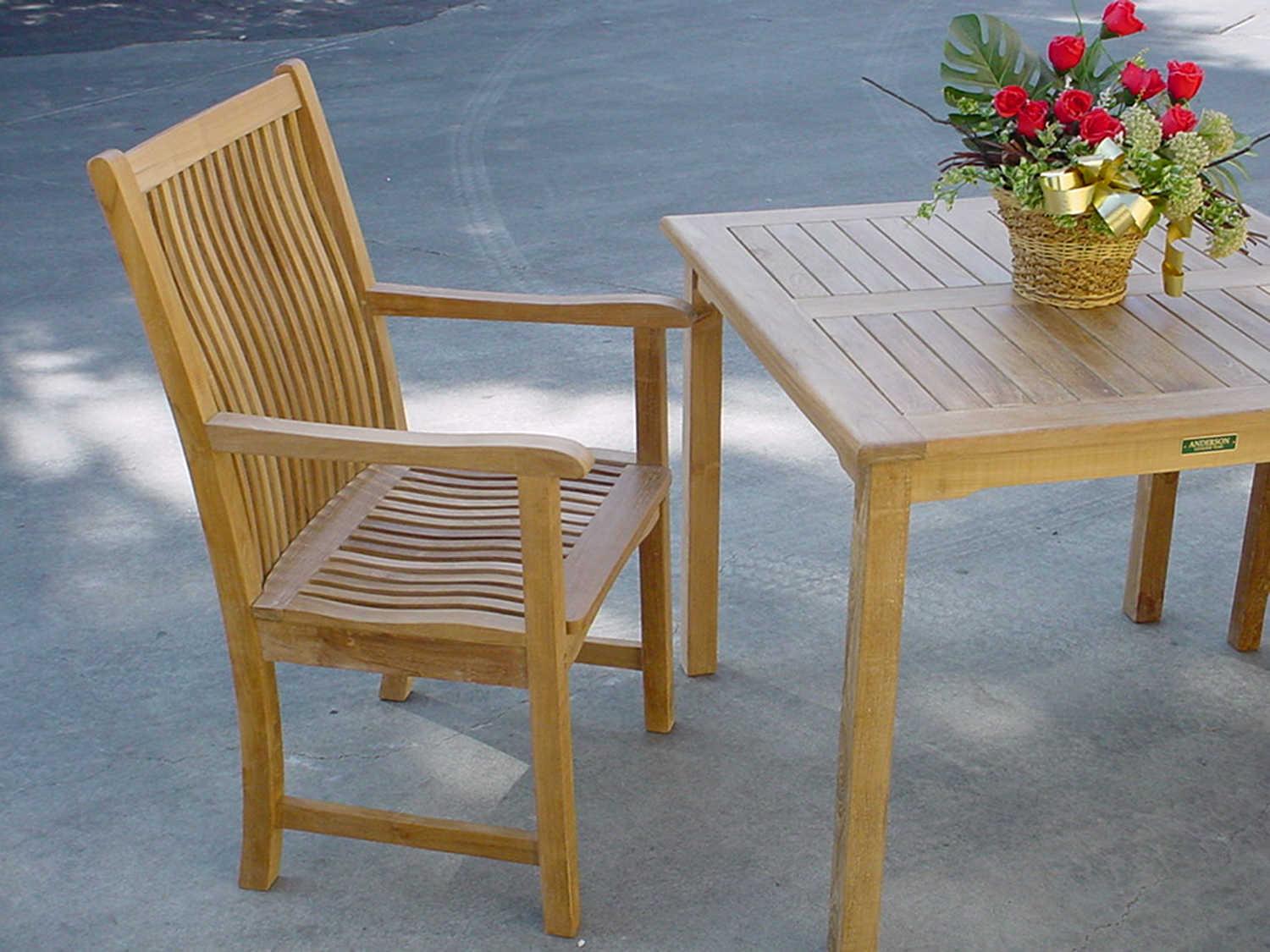 Anderson Teak Bahama Chicago 5-Piece Bistro Set