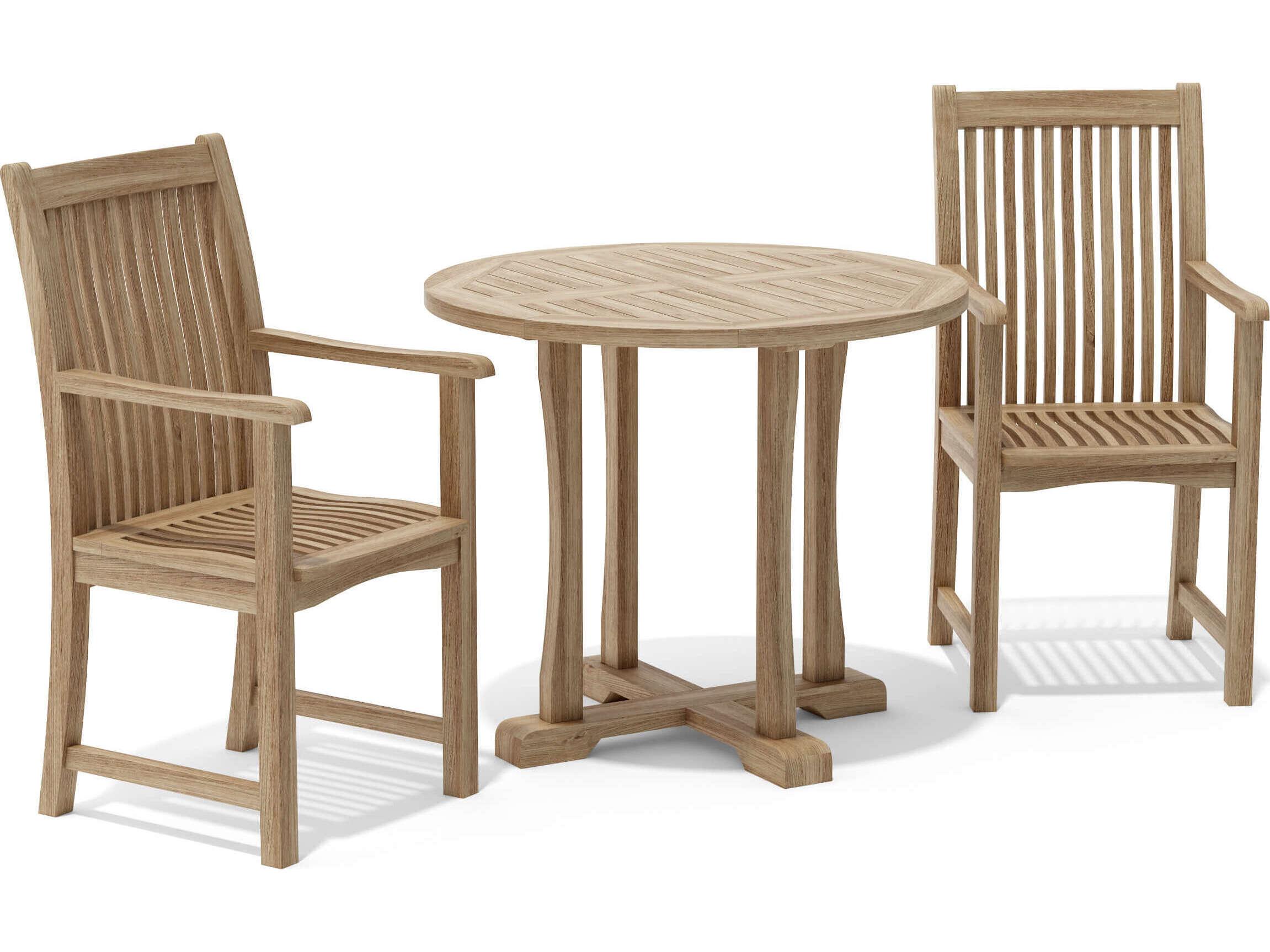 Anderson Teak Avalon Natural Outdoor Patio Dining Set