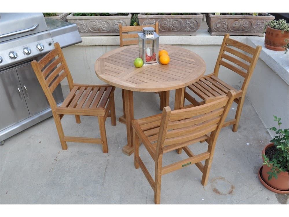 Anderson Teak Montage Natural Patio Dining Set