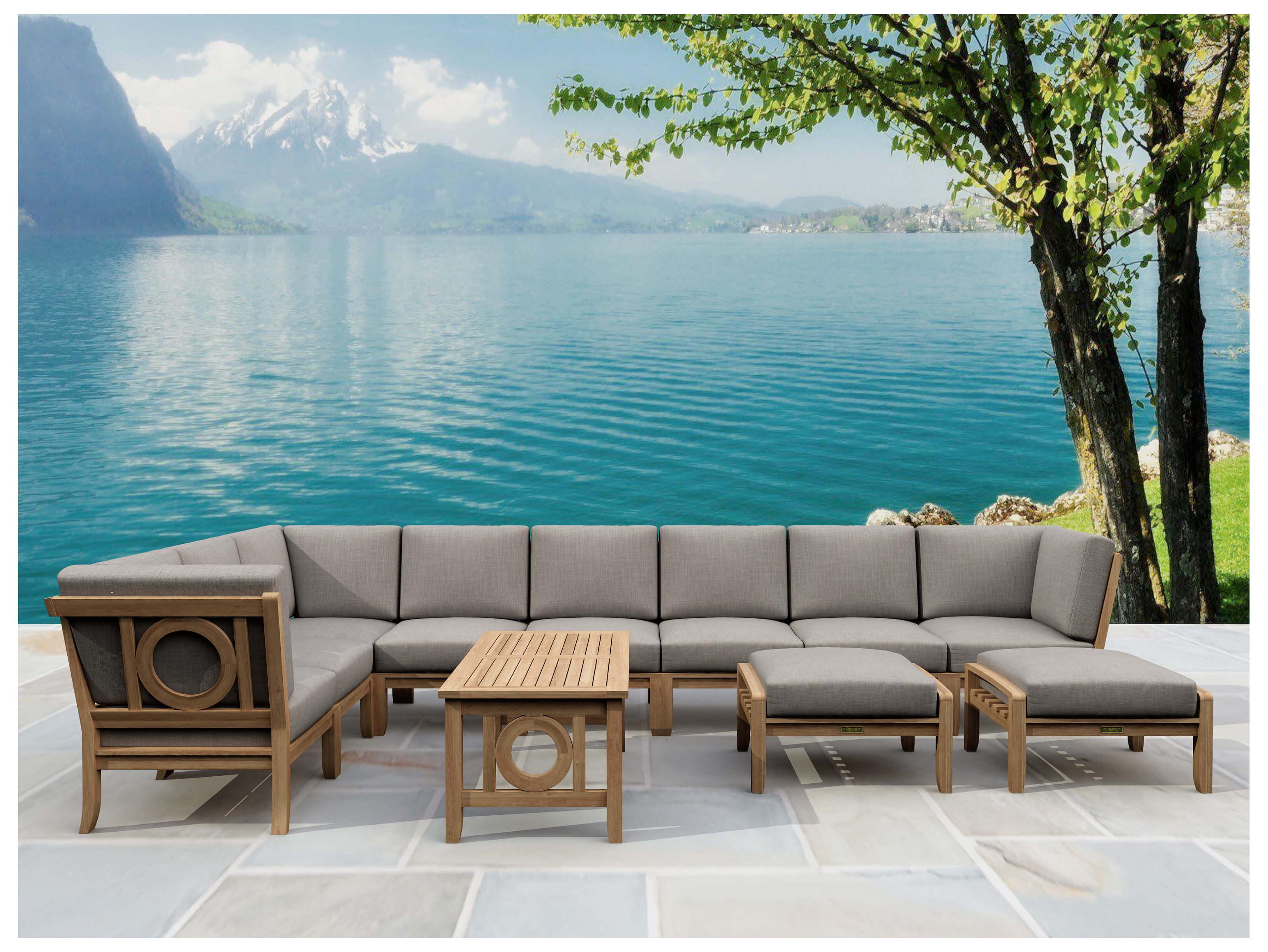 Anderson Teak Natsepa 11-Piece Modular Set