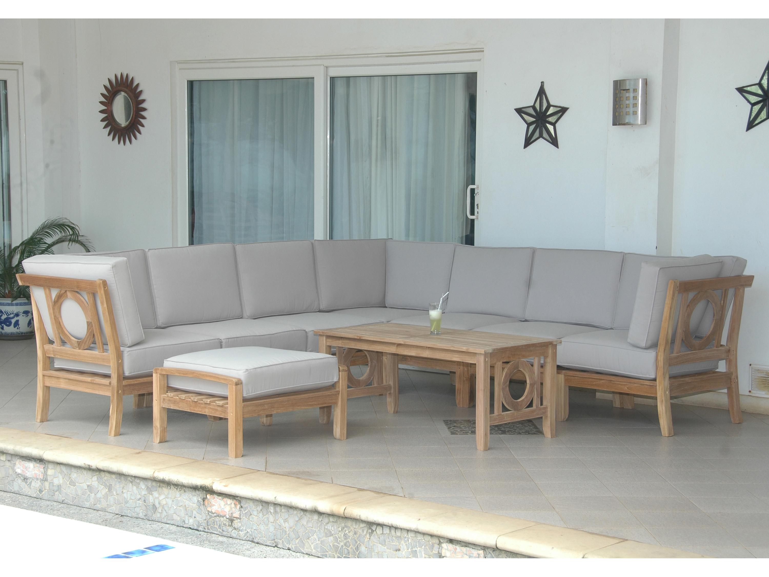 Anderson Teak Natsepa 9-Piece Modular Set A