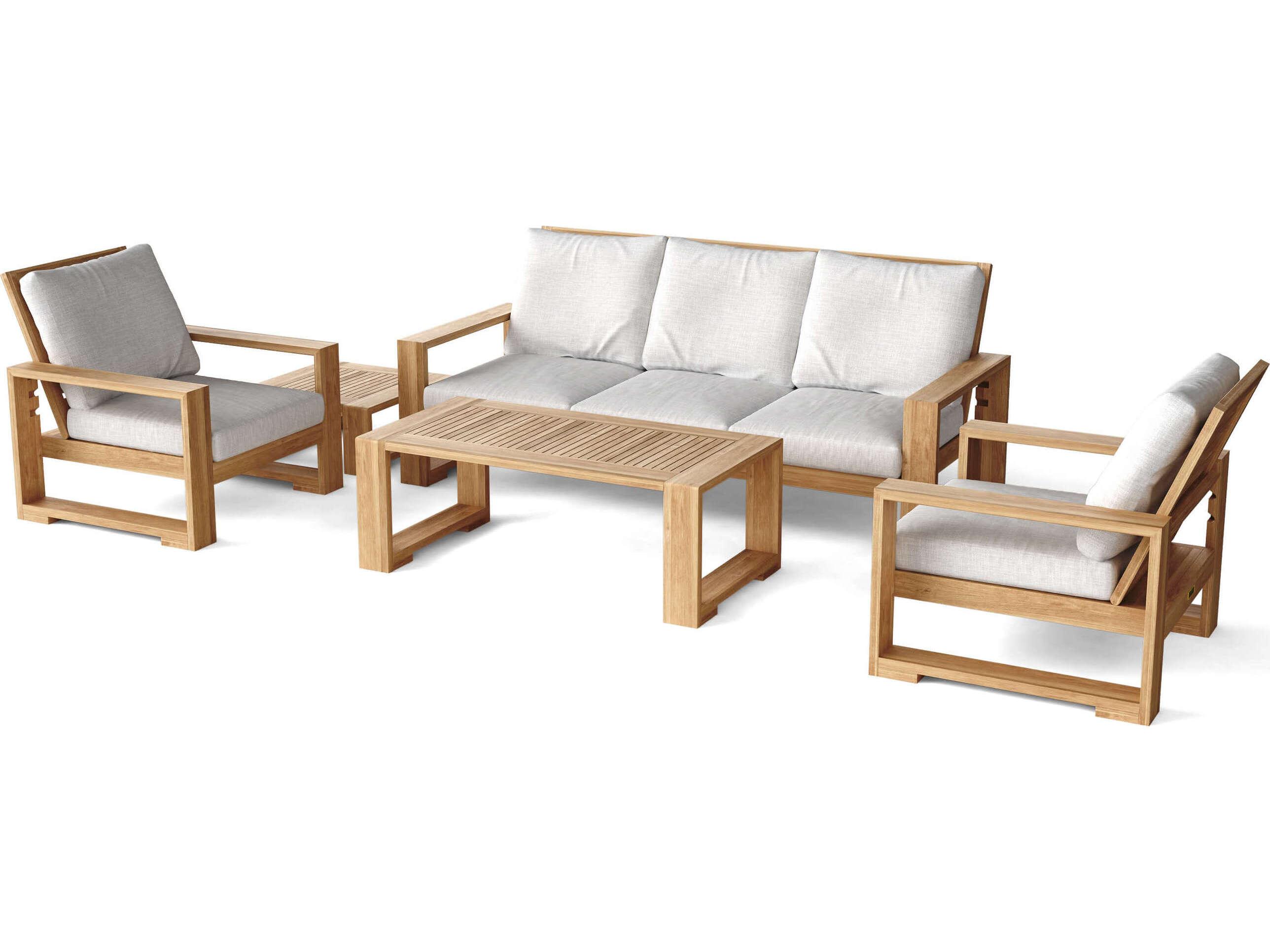 Anderson Teak Capistrano 5-Piece Deep Seating Sofa Collection
