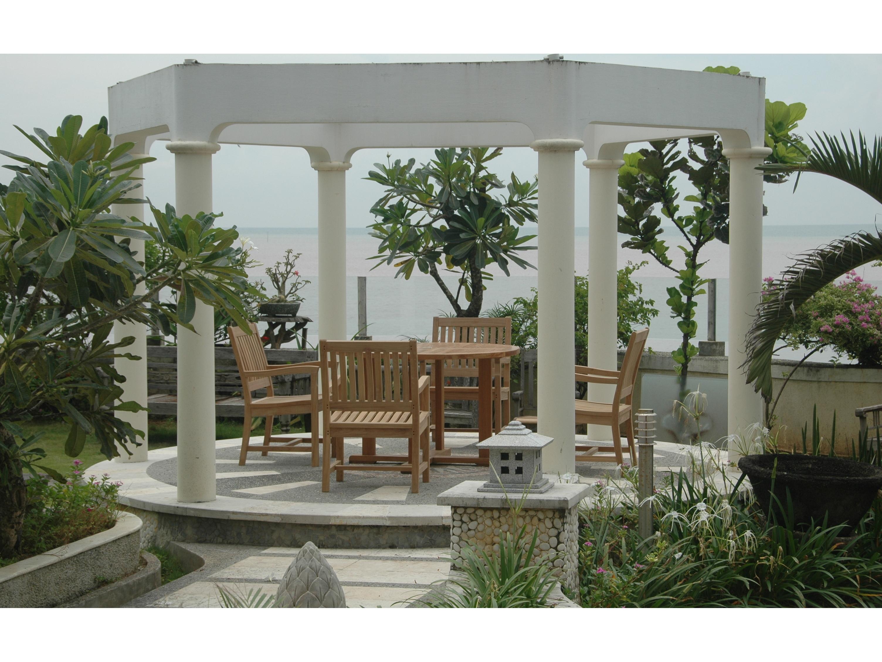 Anderson Teak Tosca Rialto Armchair 5-Piece Patio Dining Set