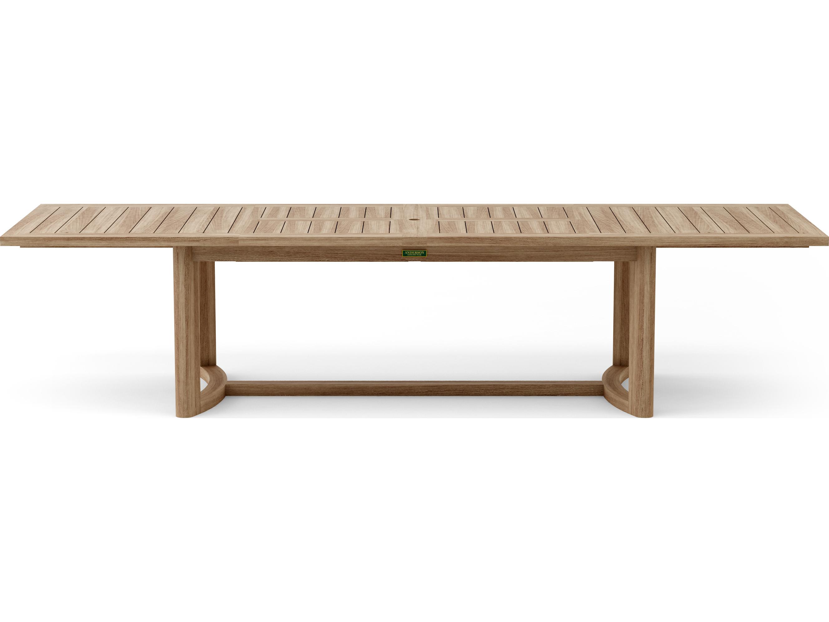 Anderson Teak Coronado Natural 13 Pieces Outdoor Dining Set