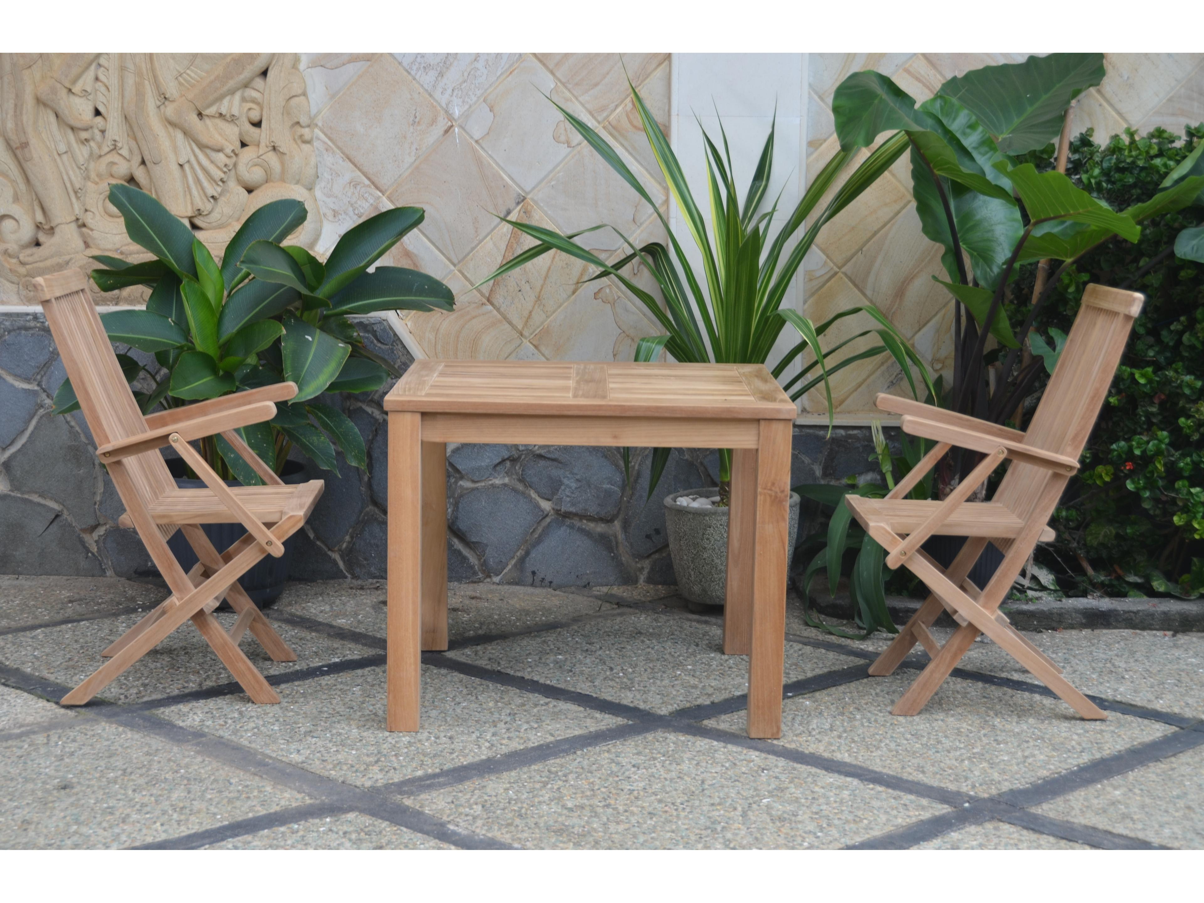 Anderson Teak Bahama Classic 3-Piece Bistro Table
