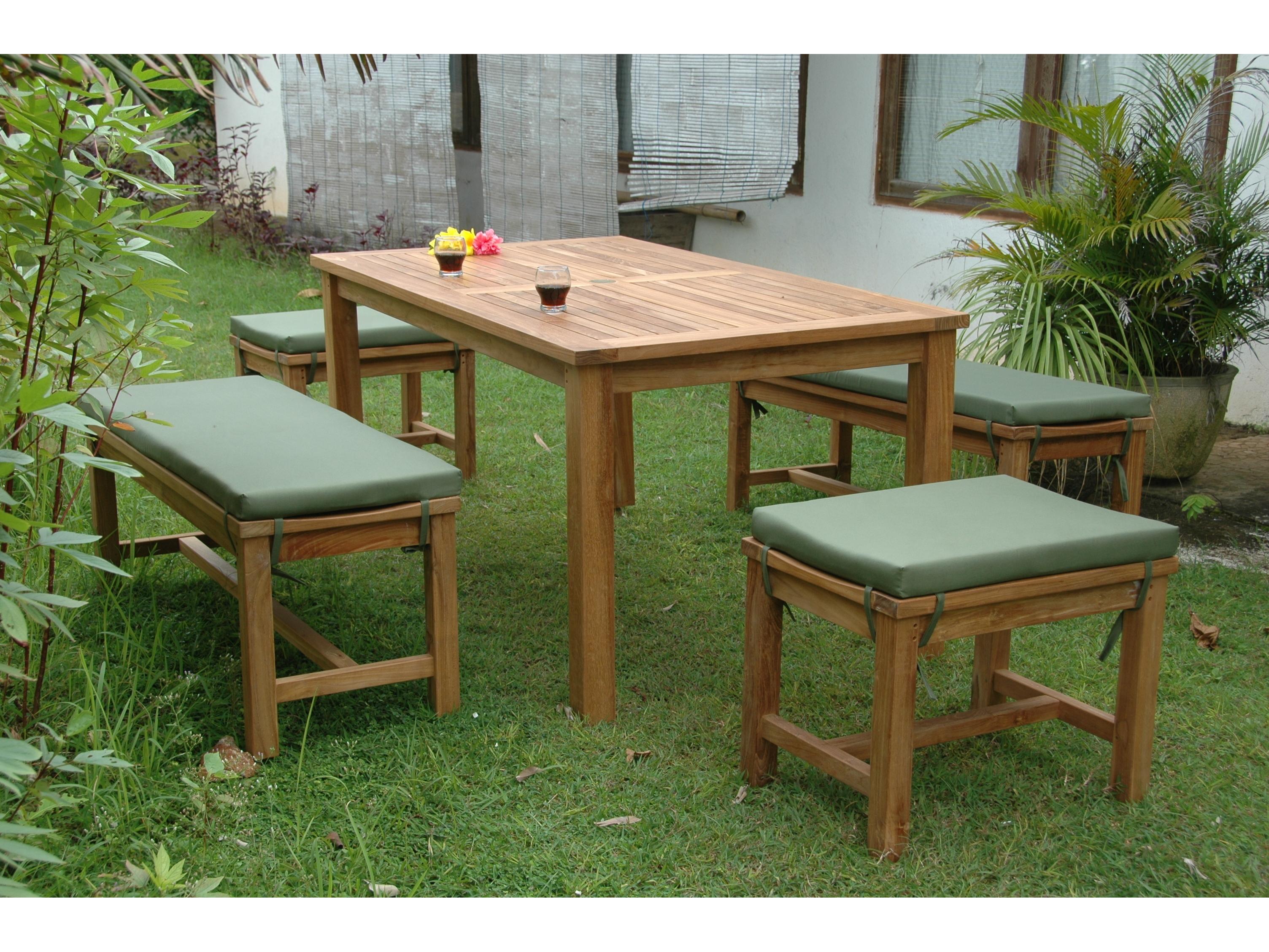 Anderson Teak Montage Madison 5- Piece Outdoor Patio Dining Set