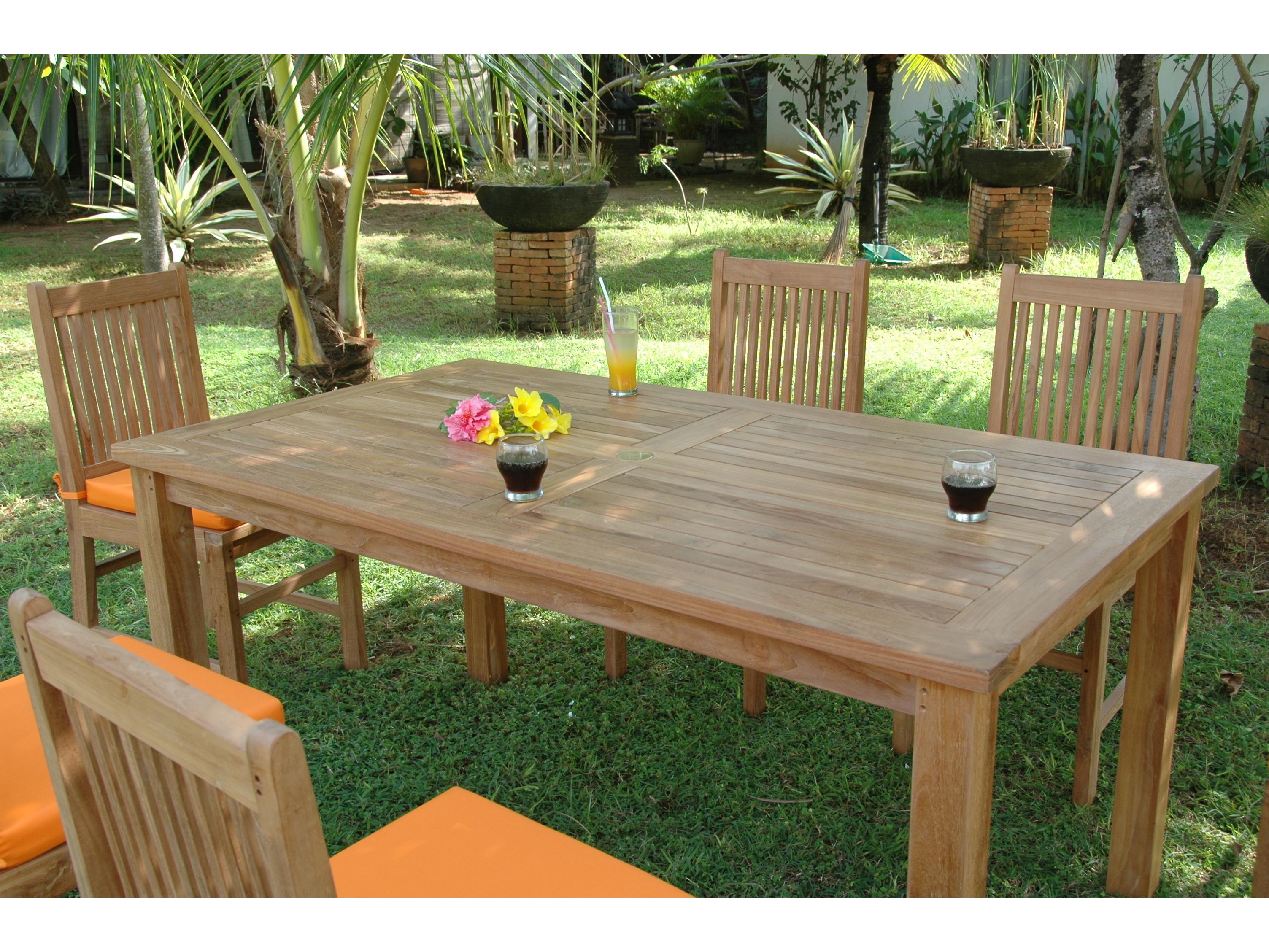 Anderson Teak Montage Saratoga 7-Piece Patio Dining Set