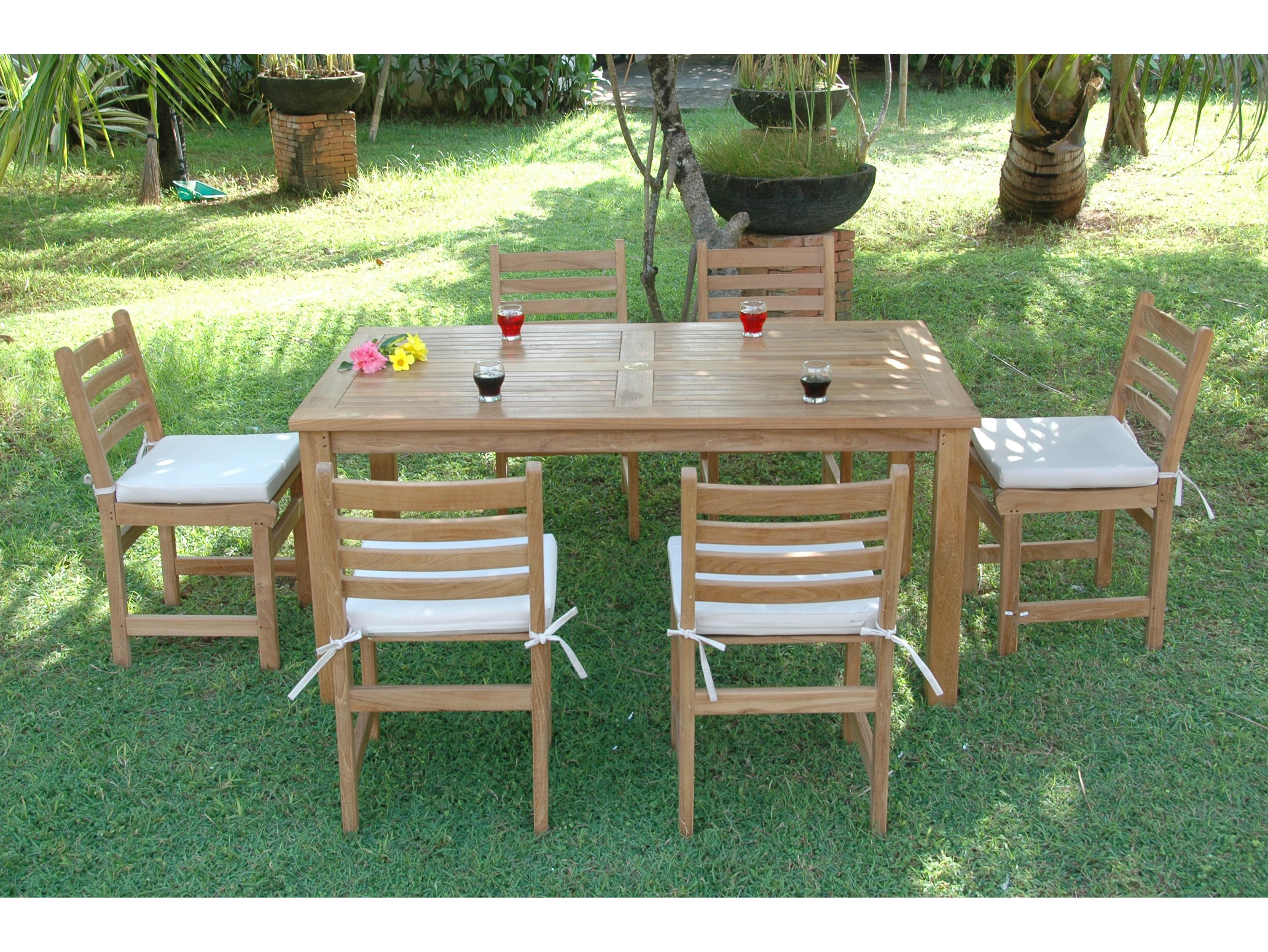 Anderson Teak Montage Windham 7-Piece Outdoor Patio Dining Set