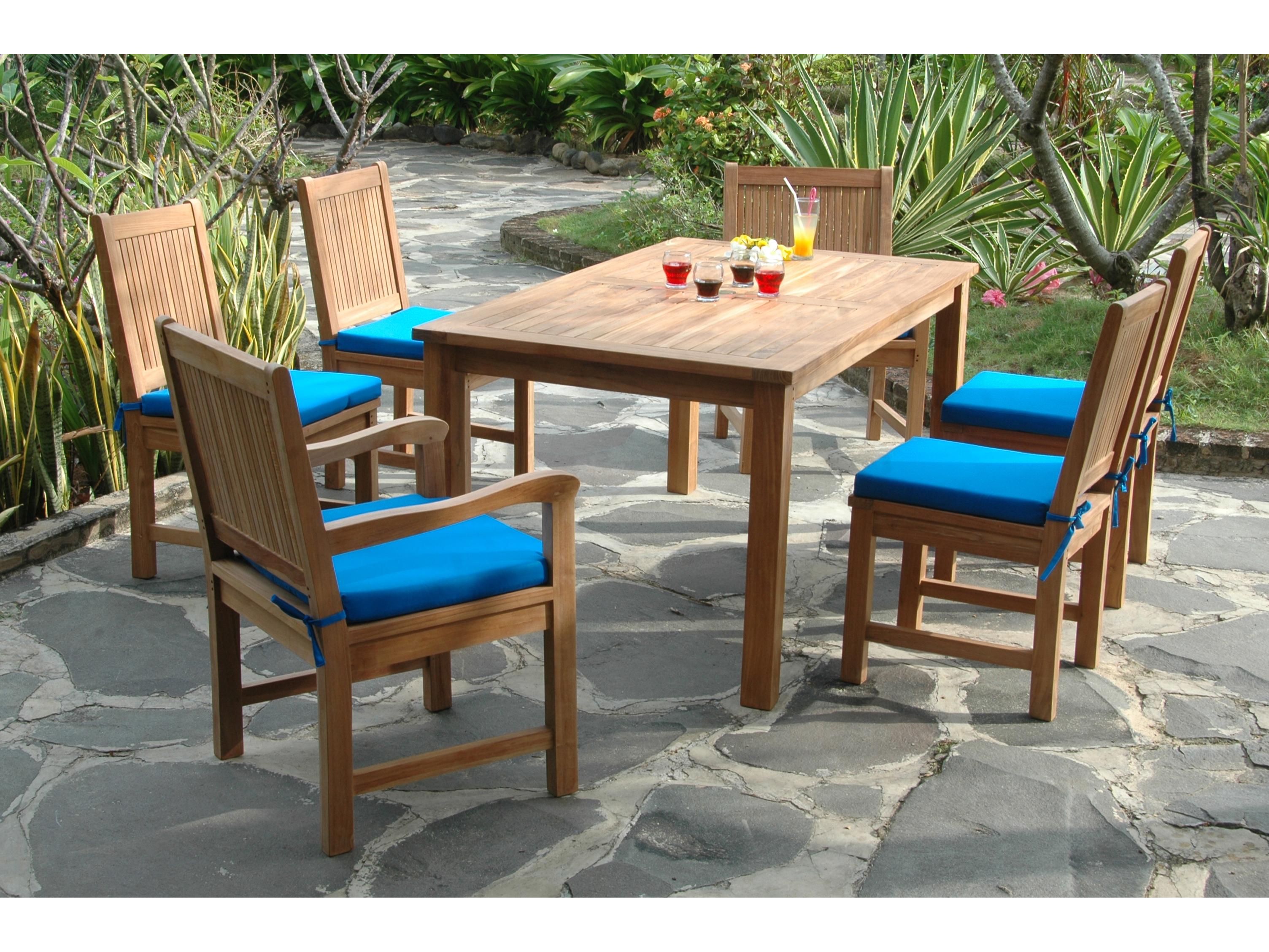 Anderson Teak Montage Chester 7-Piece Patio Dining Set