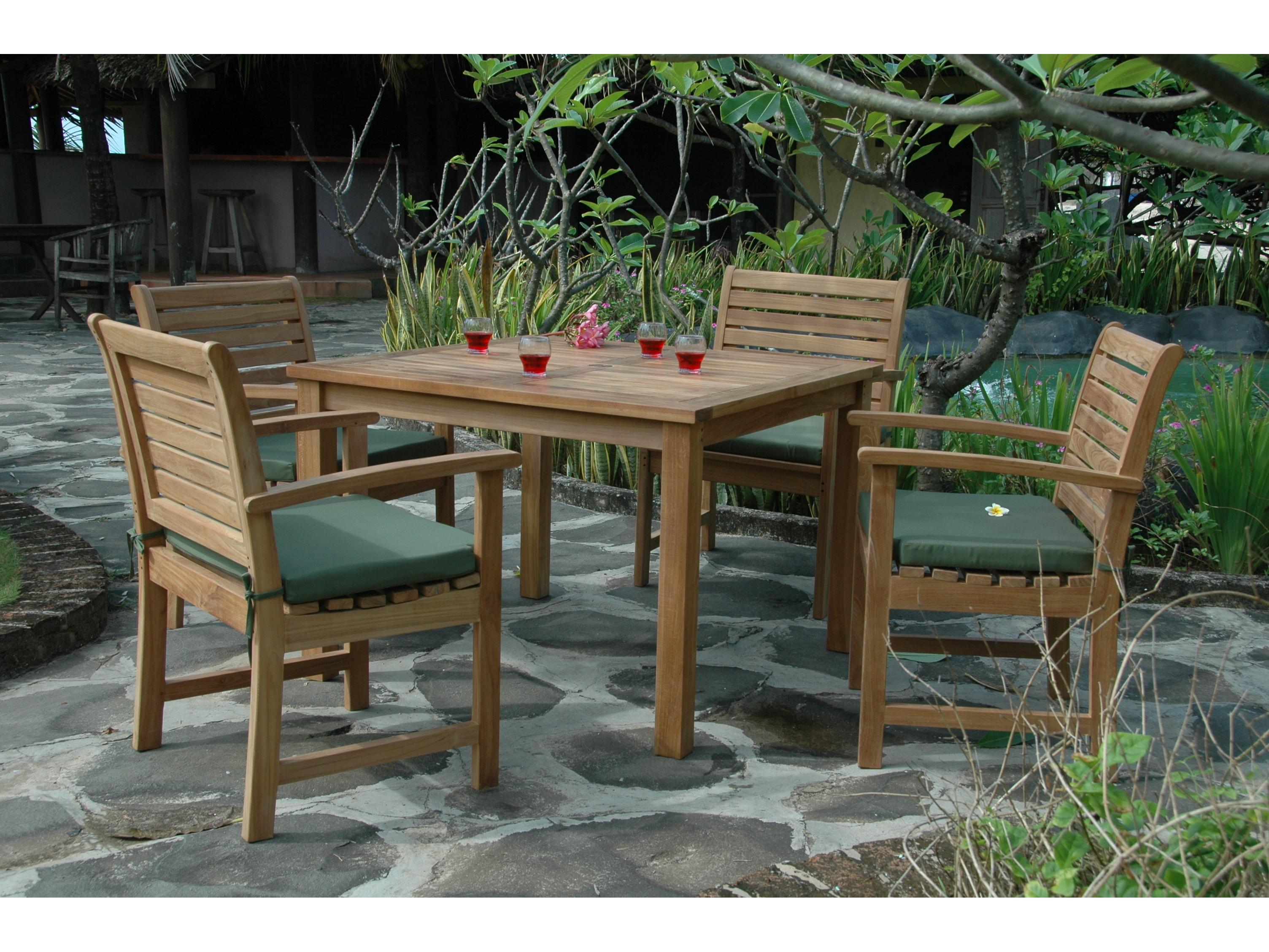 Anderson Teak Montage Victoria 5- Piece Outdoor Patio Dining Set