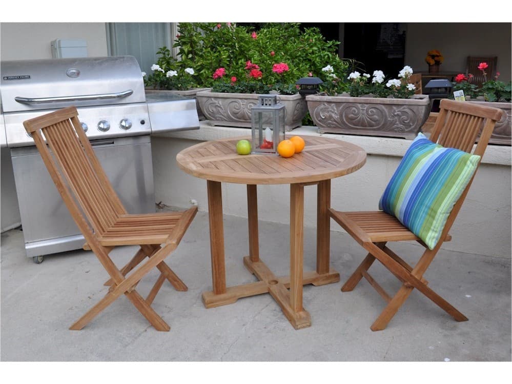 Anderson Teak Montage Bristol 5-Piece Outdoor Dining Set