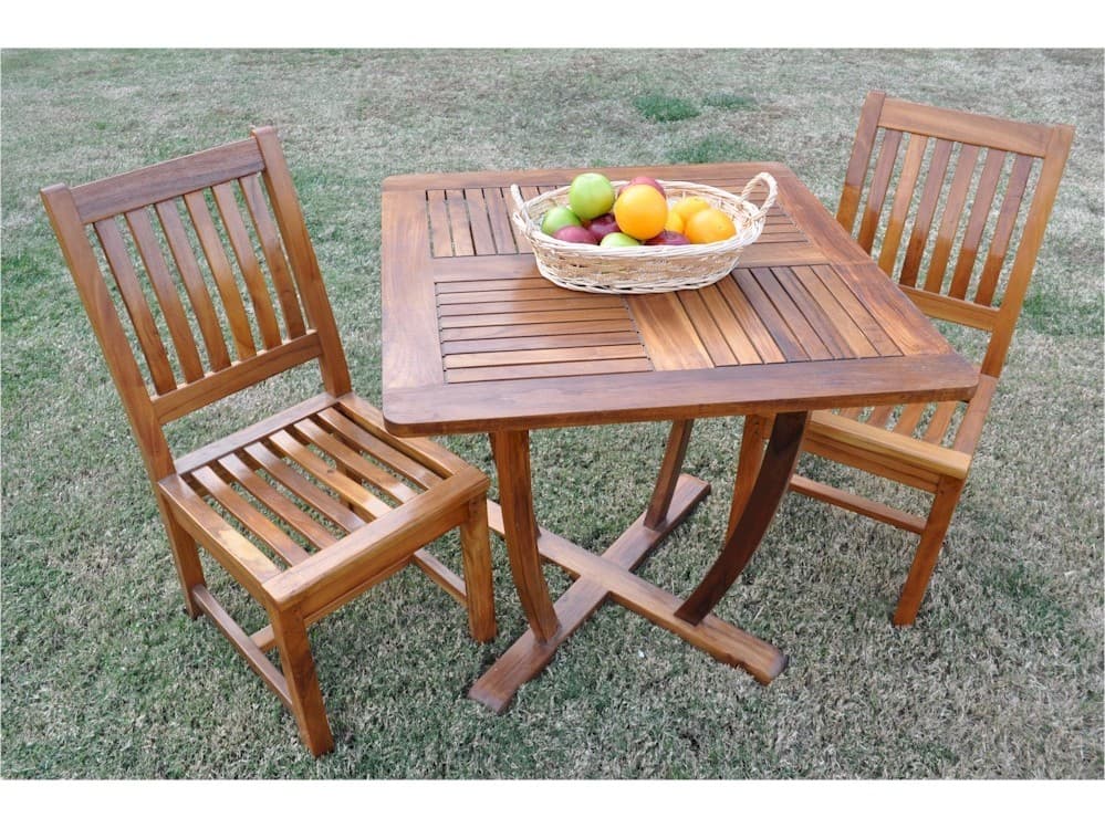 Anderson Teak Rialto 3-Piece Outdoor Patio Dining Set