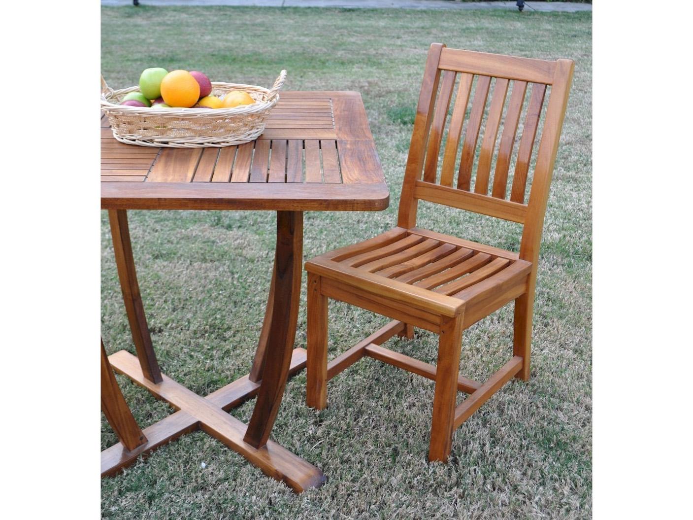 Anderson Teak Rialto 3-Piece Outdoor Patio Dining Set