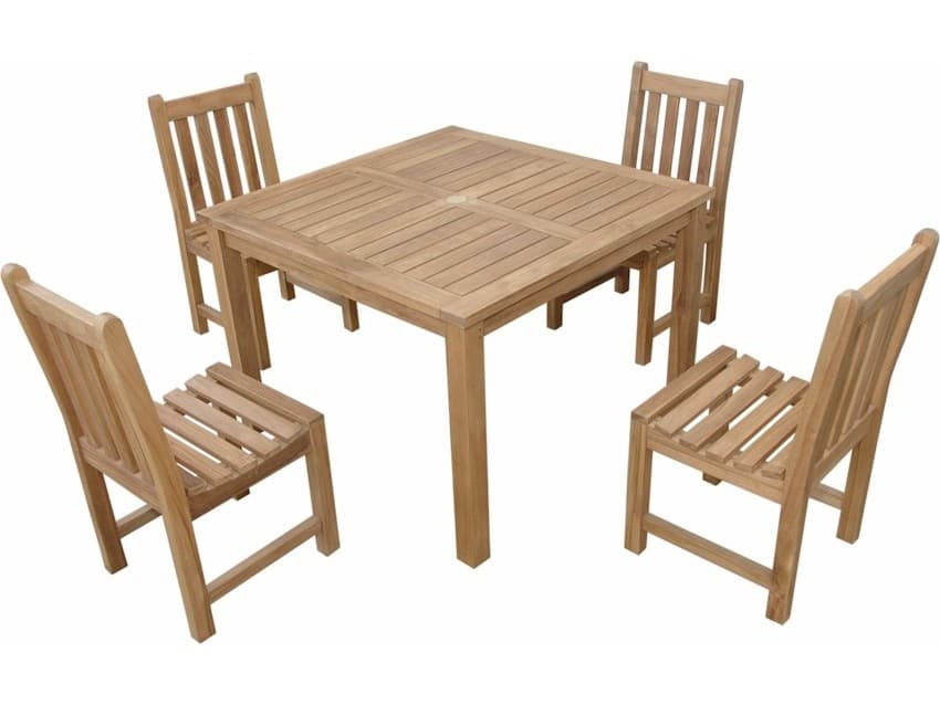 Anderson Teak Montage Braxton 5- Piece Outdoor Dining Set A