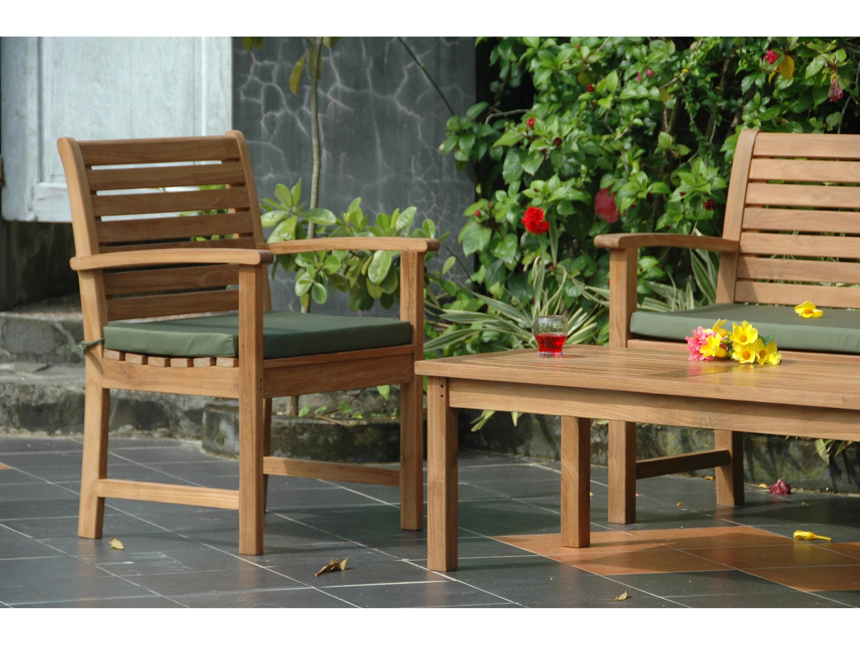 Anderson Teak Victoria Montage 4-Piece Conversation Set