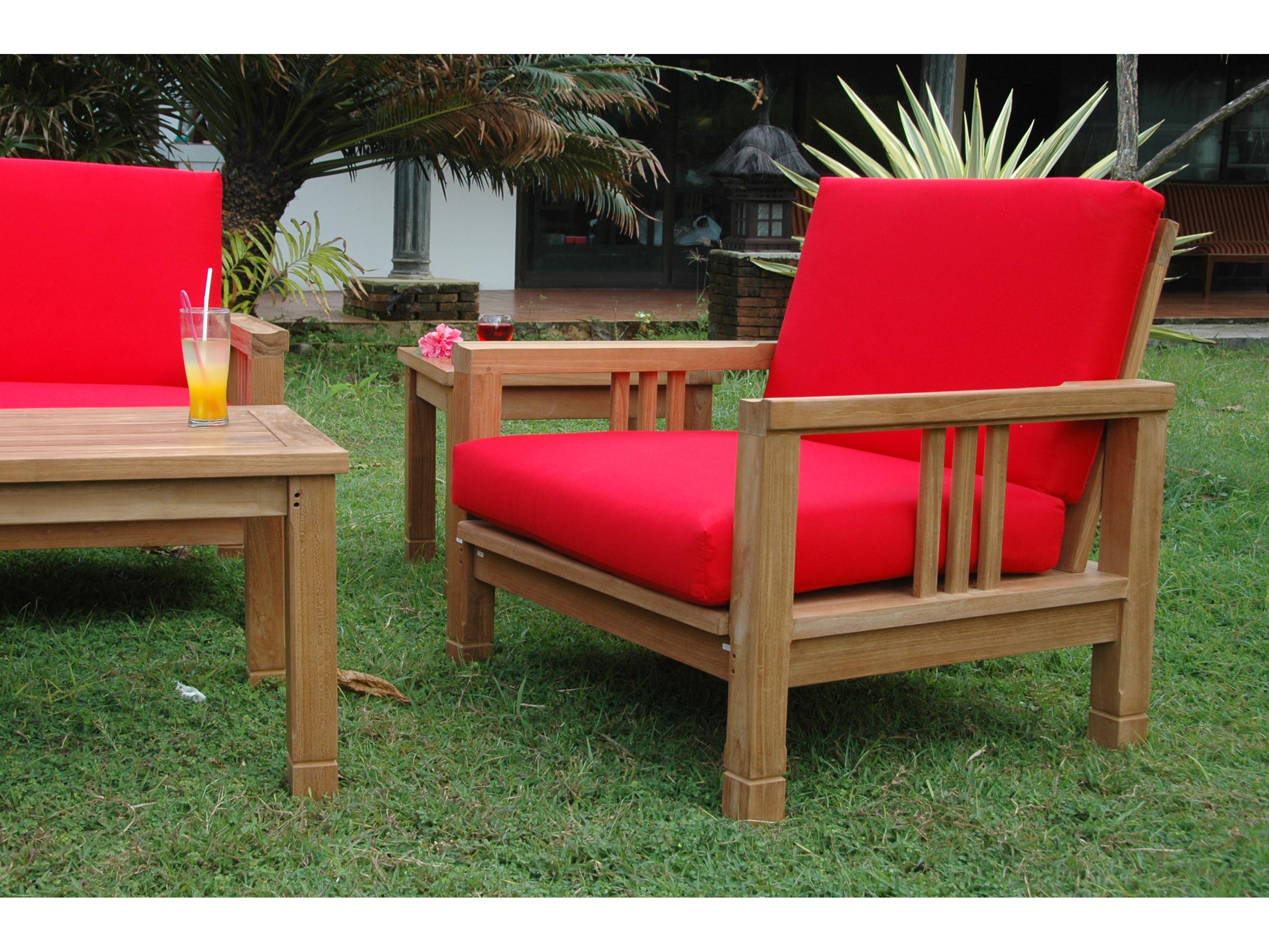 Anderson Teak South Bay Deep Seating 5-Piece Conversation Set A