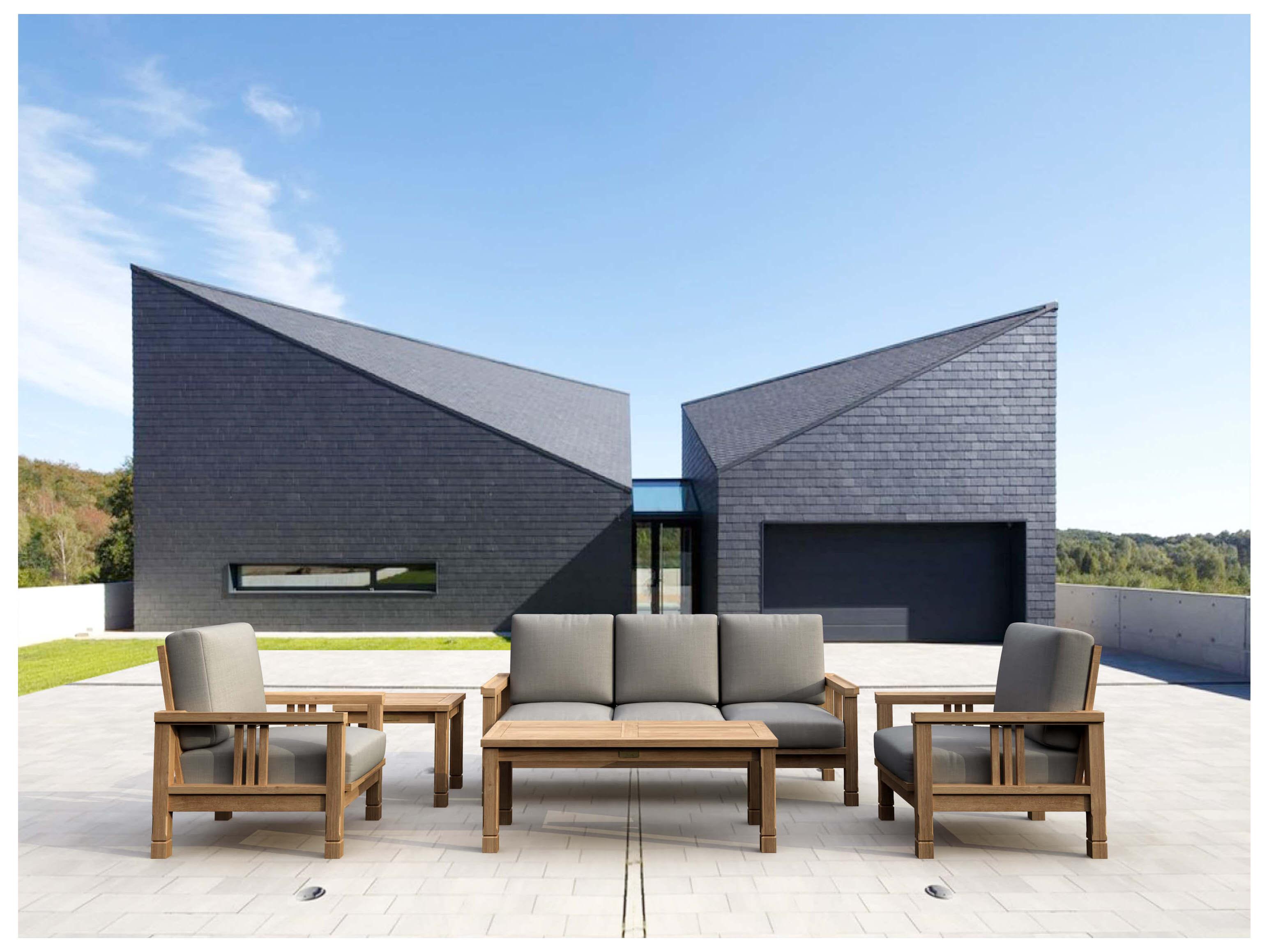 Anderson Teak South Bay Deep Seating 5-Piece Conversation Set B