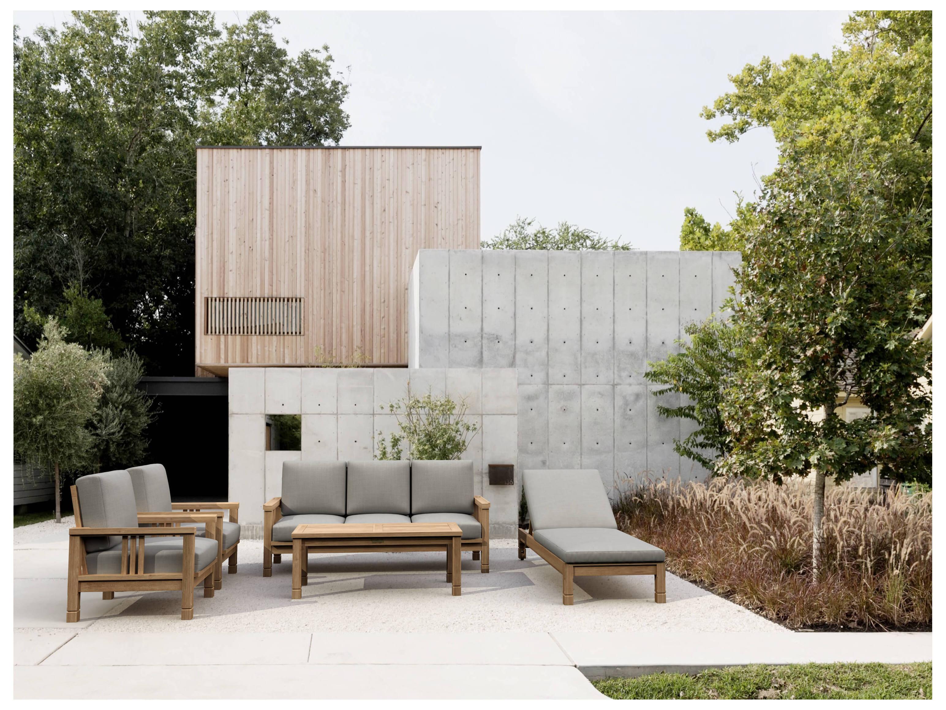 Anderson Teak South Bay Deep Seating 6-Piece Conversation Set B