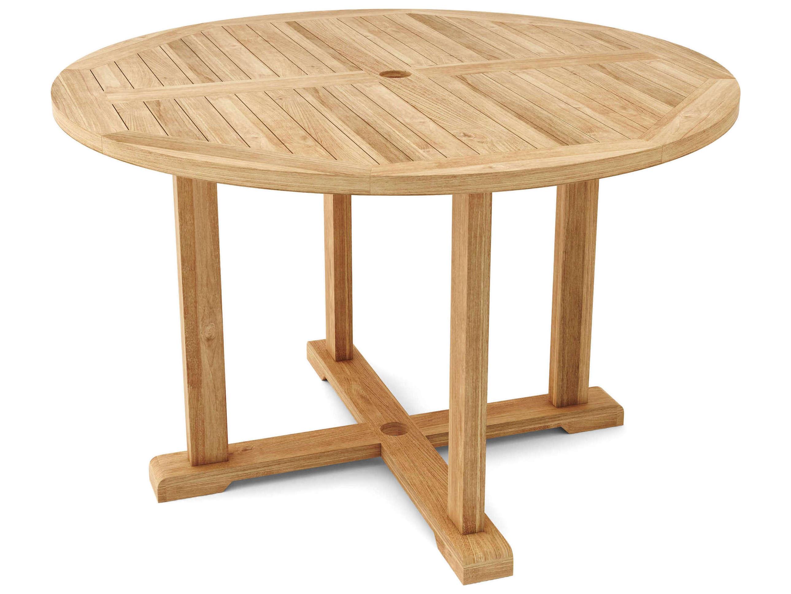 Anderson Teak Tosca Sonoma Natural 5 Piece Patio Dining Set