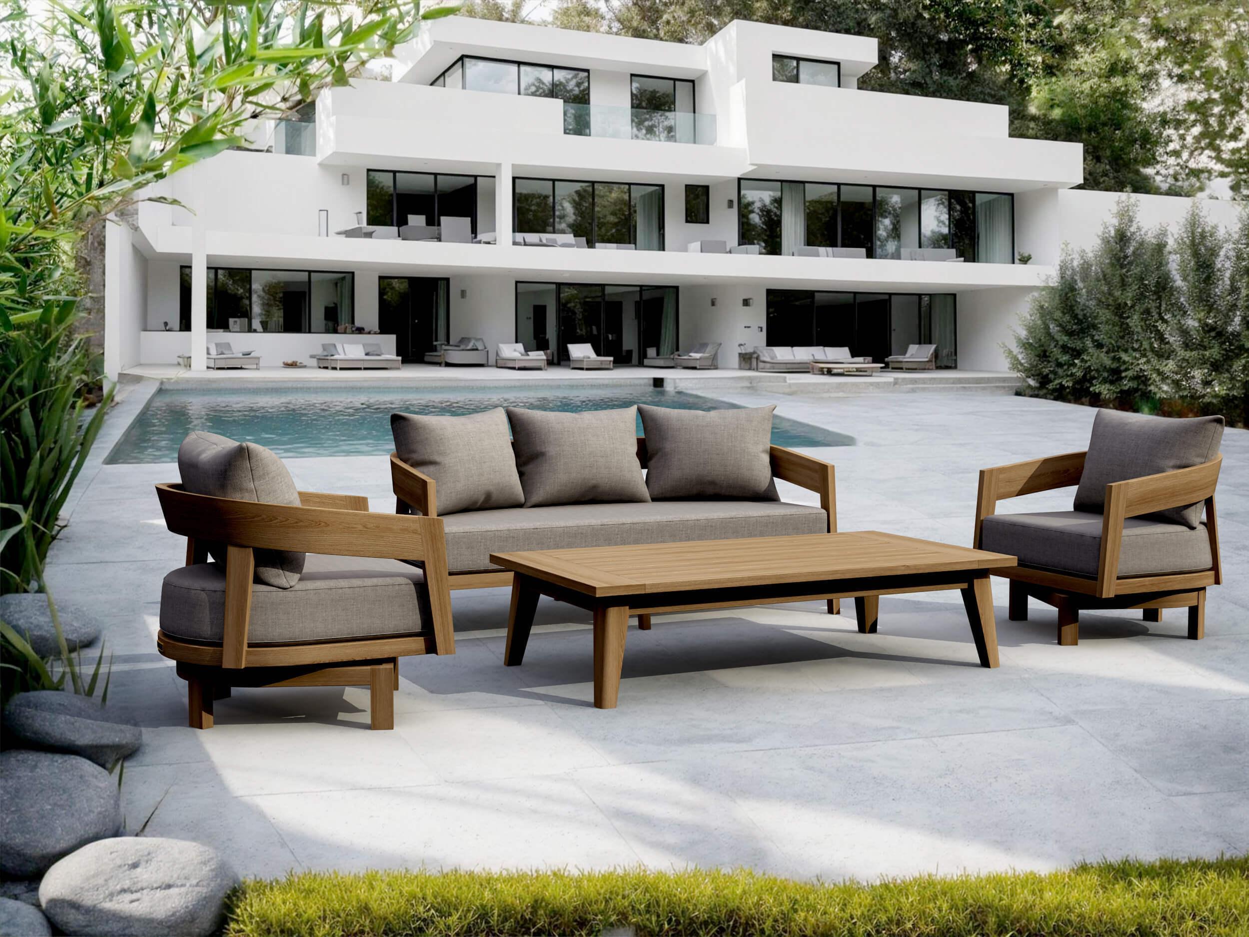 Anderson Teak Toscana Cushion Lounge Set