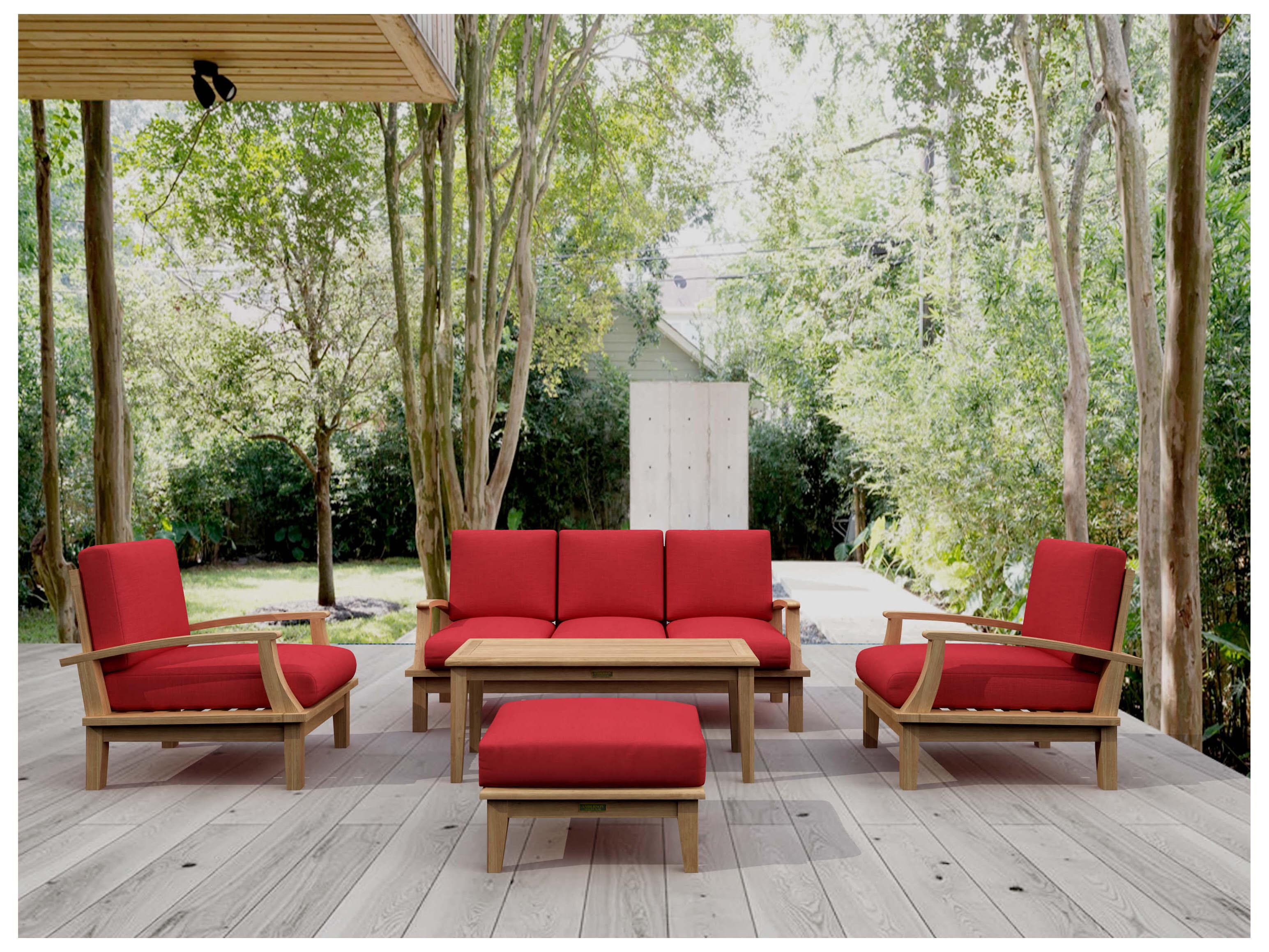 Anderson Teak Brianna 5-Piece Deep Seating Sofa Set