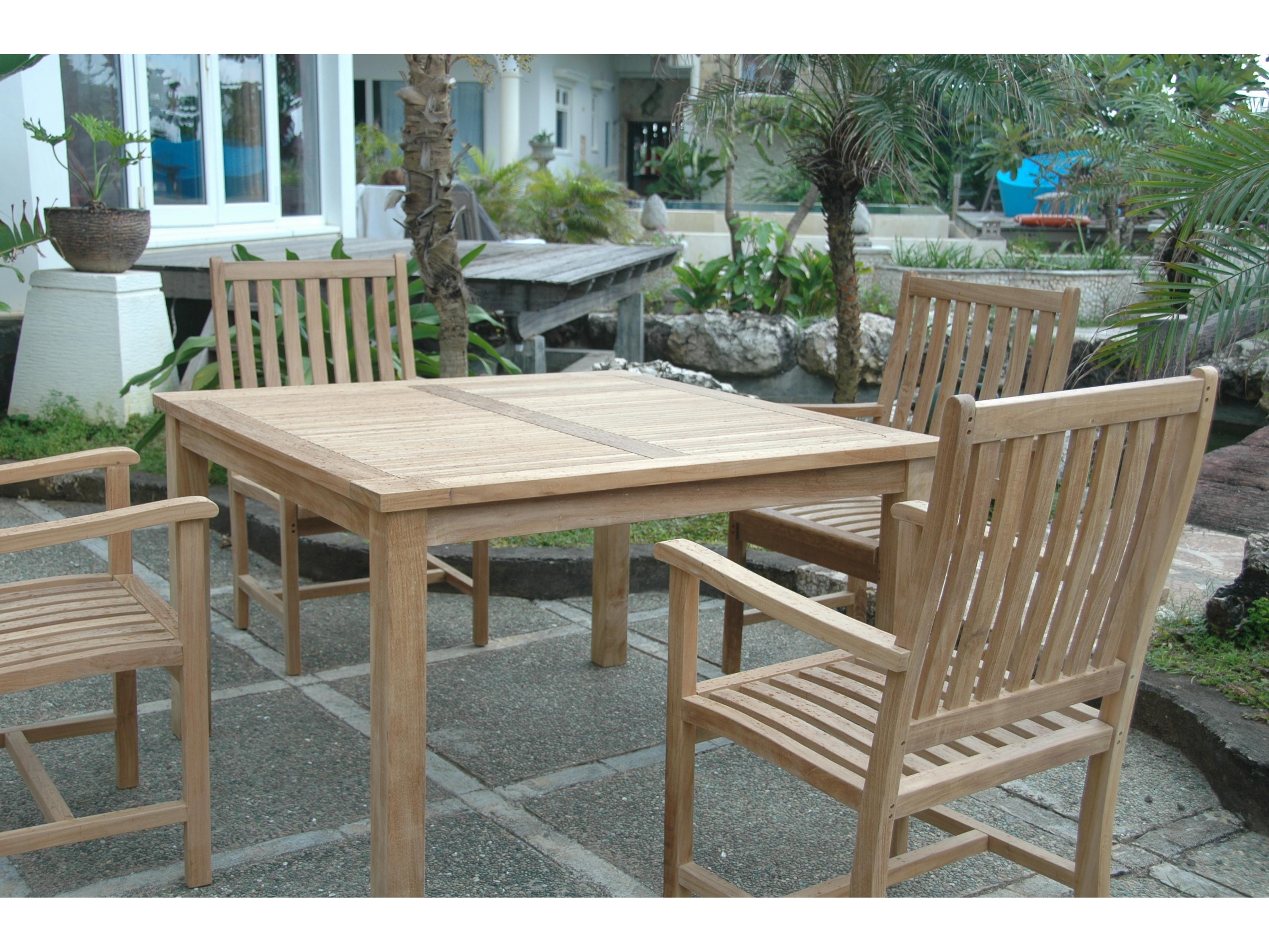Anderson Teak Windsor Wilshire 5-Piece Outdoor Patio Dining Set