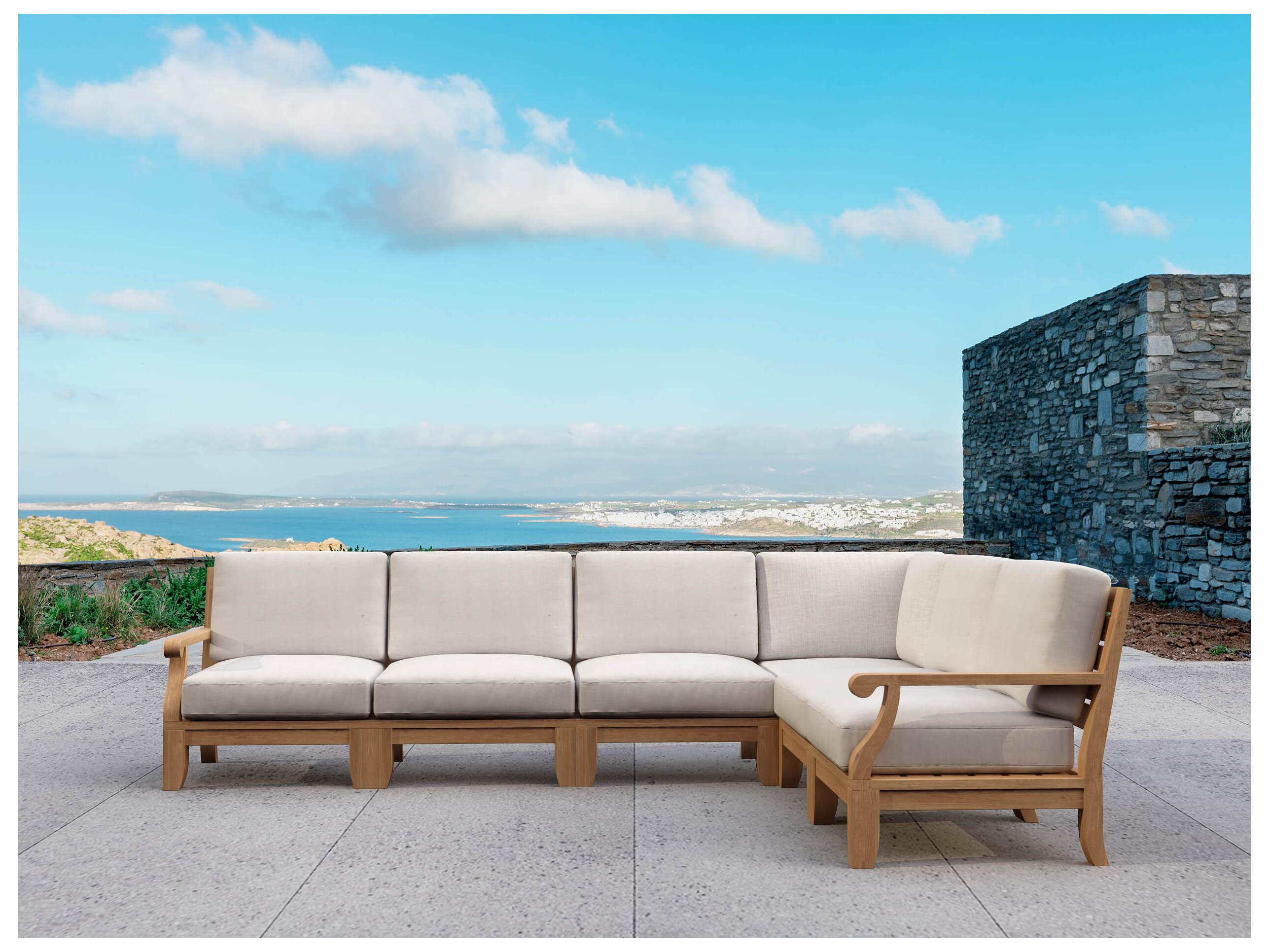 Anderson Teak Riviera Luxe 6-Piece Modular Set B