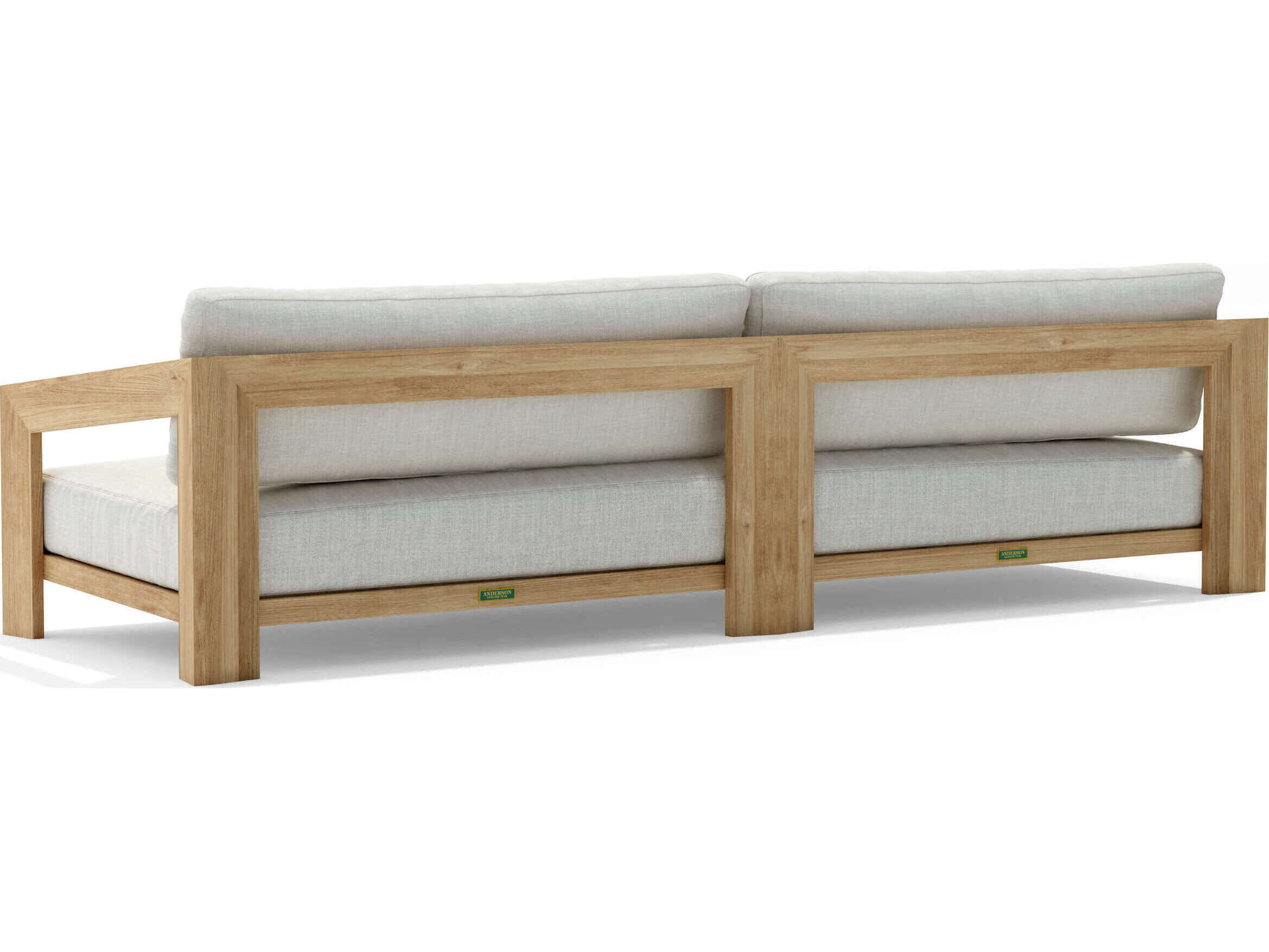 Anderson Teak Smyrna Patio Natural 4 Piece Lounge Set