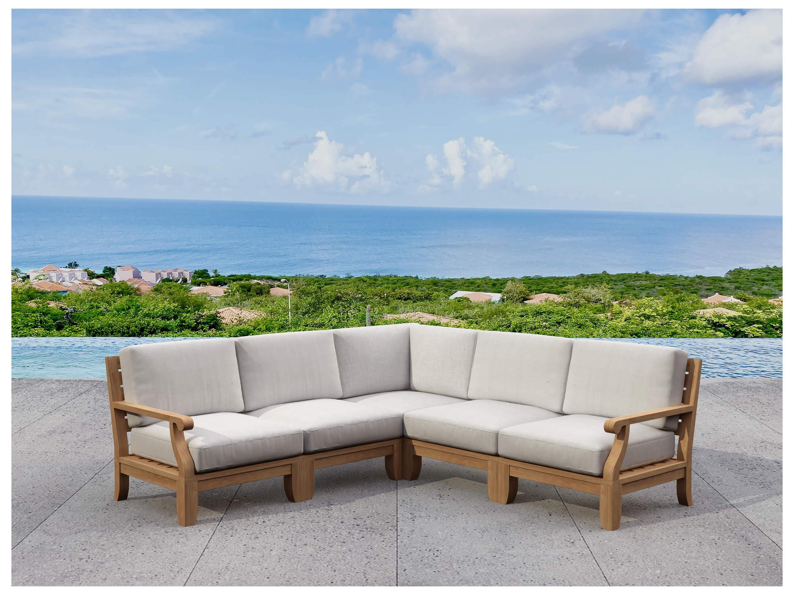 Anderson Teak Riviera Luxe 5-Piece Modular Set