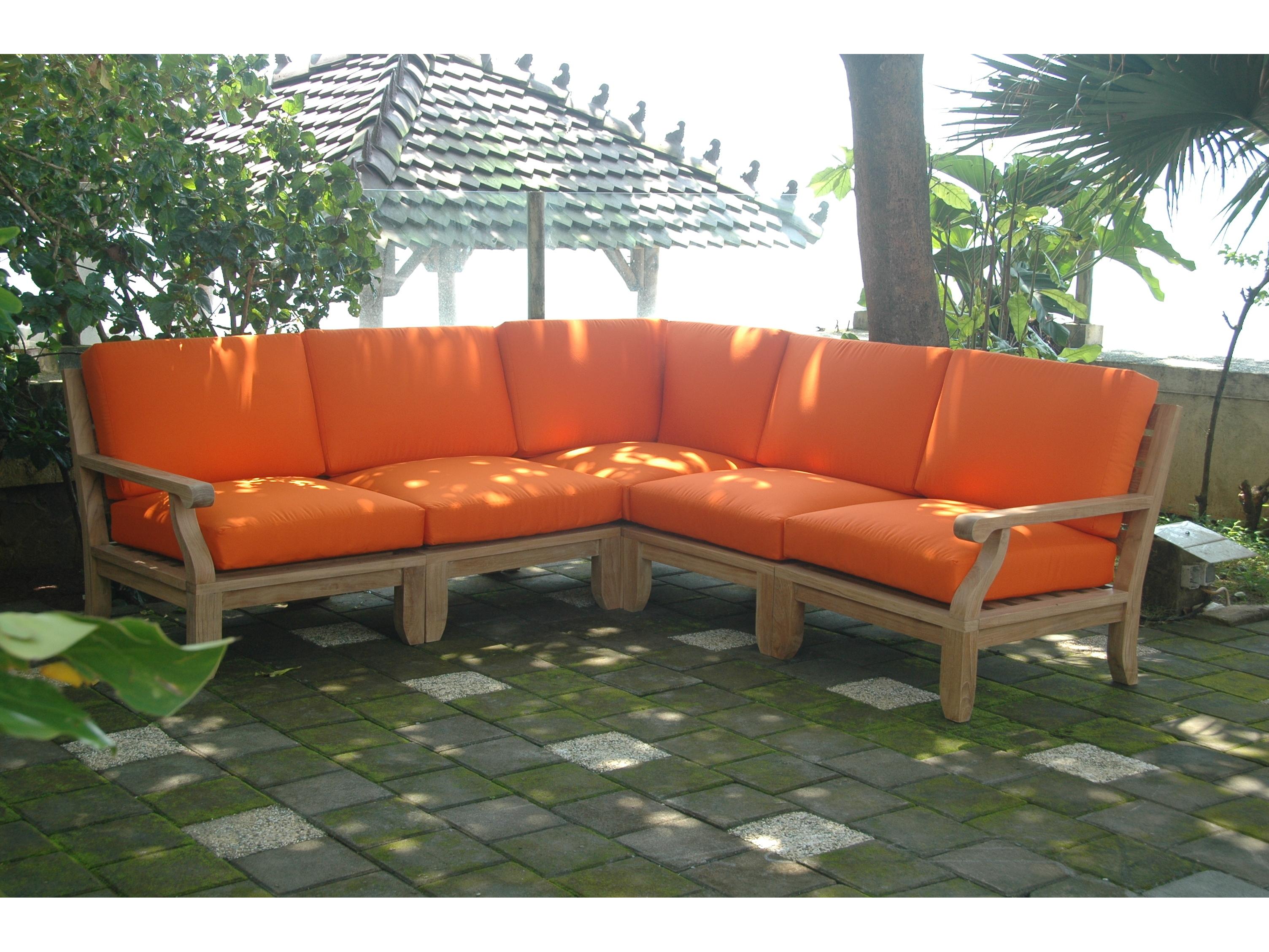 Anderson Teak Riviera Luxe 5-Piece Modular Set