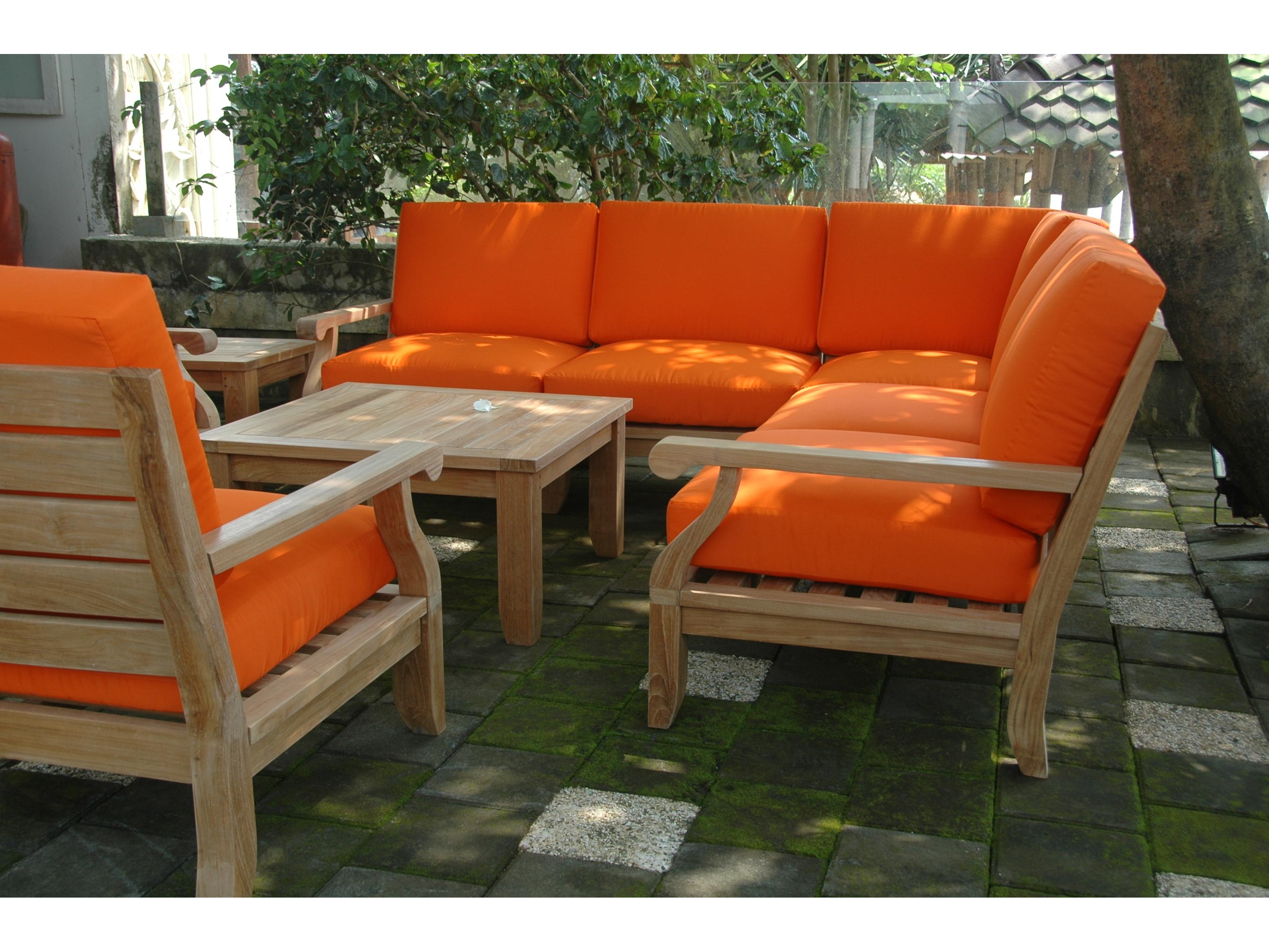 Anderson Teak Riviera Luxe 8-Piece Modular Set