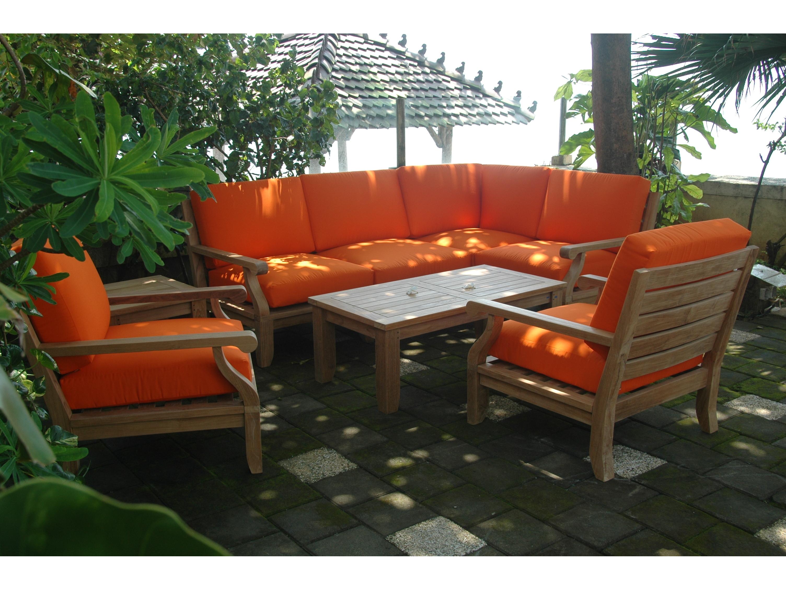 Anderson Teak Riviera Luxe 8-Piece Modular Set