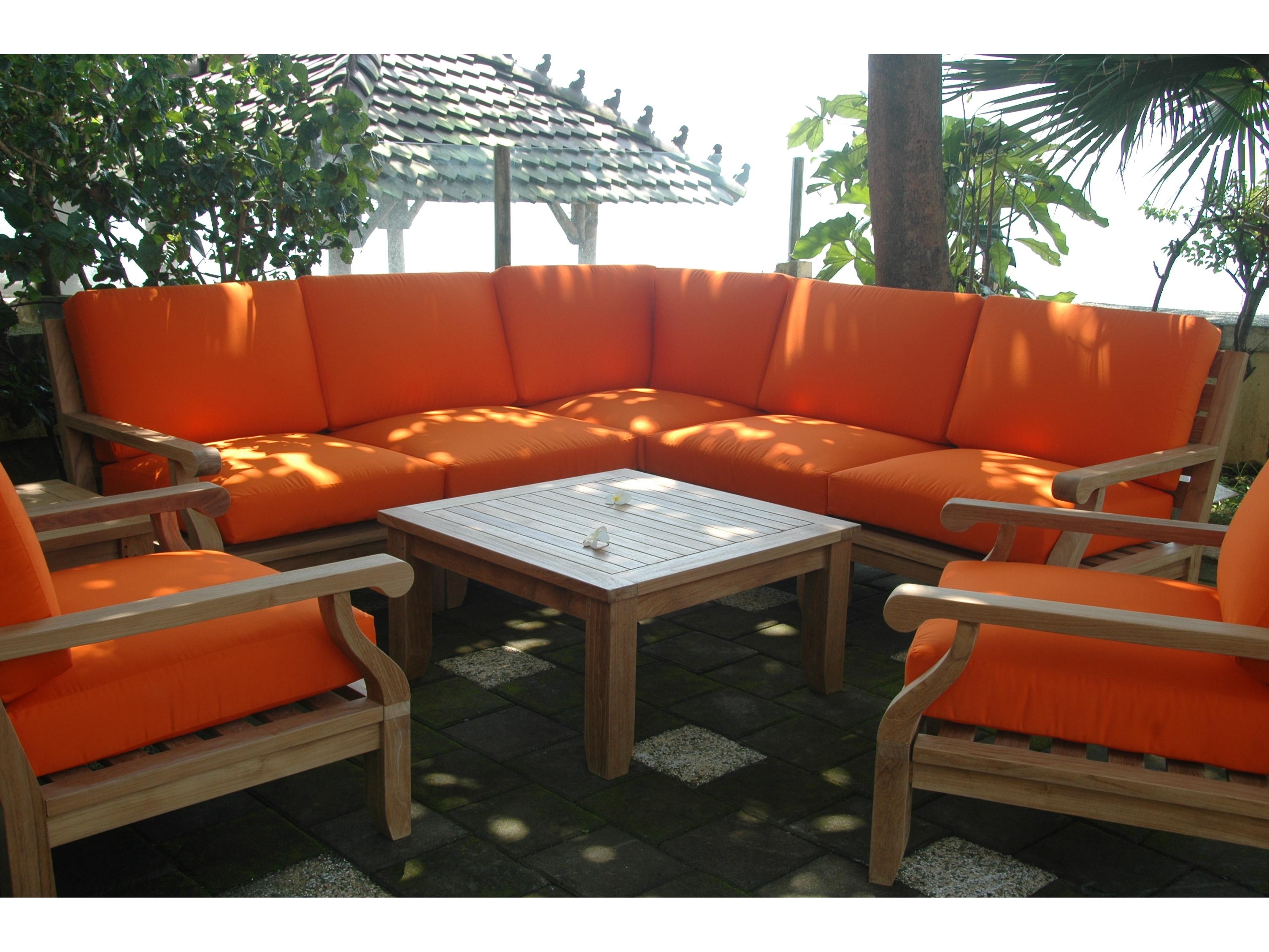 Anderson Teak Riviera Luxe 8-Piece Modular Set