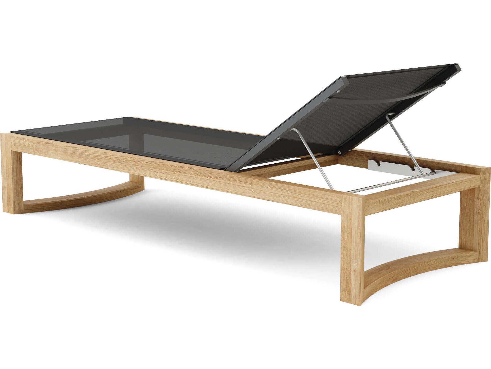 Anderson Teak Junus Natural Patio Chaise Lounge