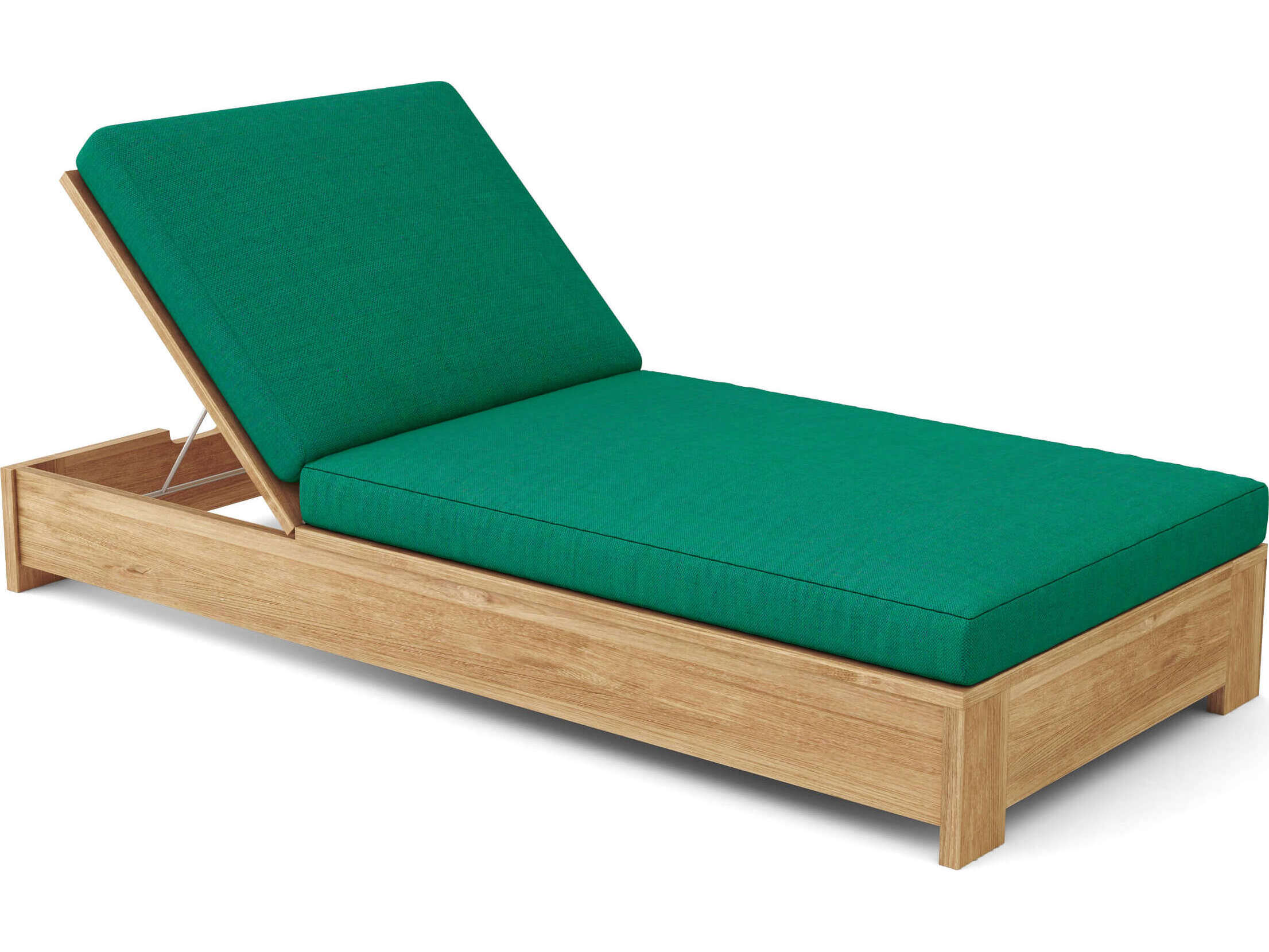 Anderson Teak Madera Deep Seating Teak Sun Outdoor Patio Chaise Lounge