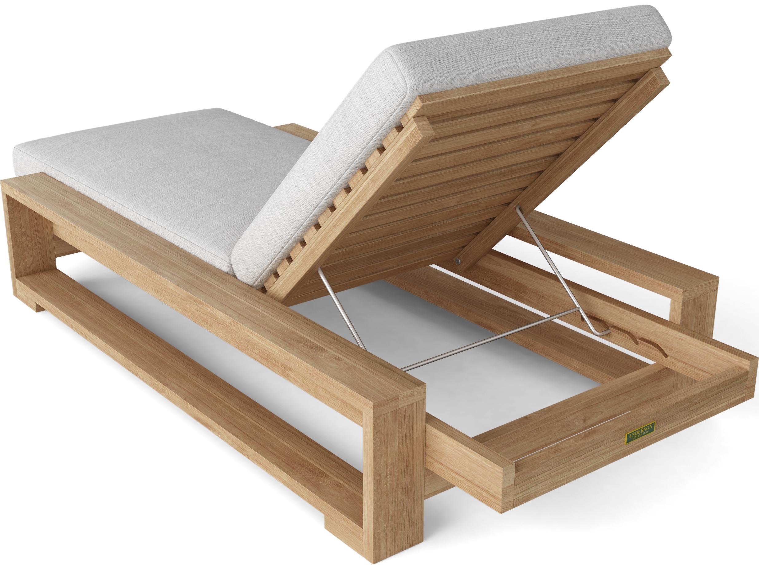 Anderson Teak Capistrano Sun Patio Chaise Lounge