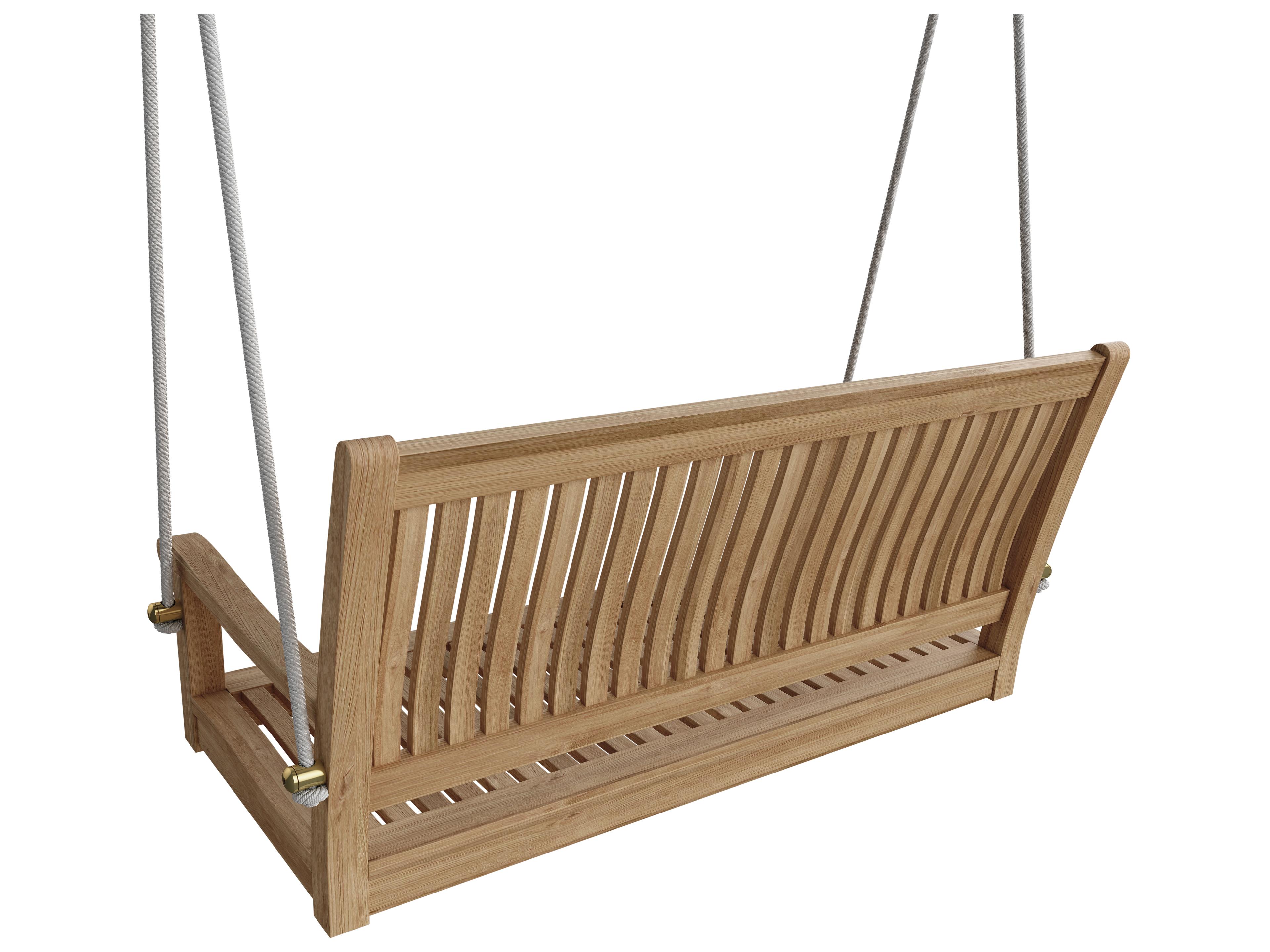 Anderson Teak Del-Amo Straight Outdoor Swing Bench
