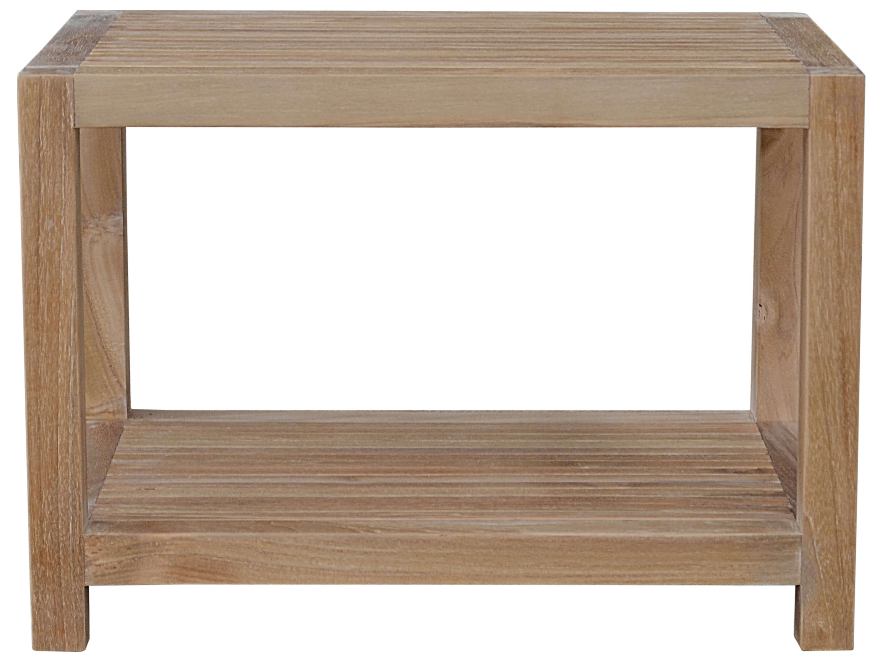 Anderson Teak Windsor Outdoor Patio Side Table 2-Tier