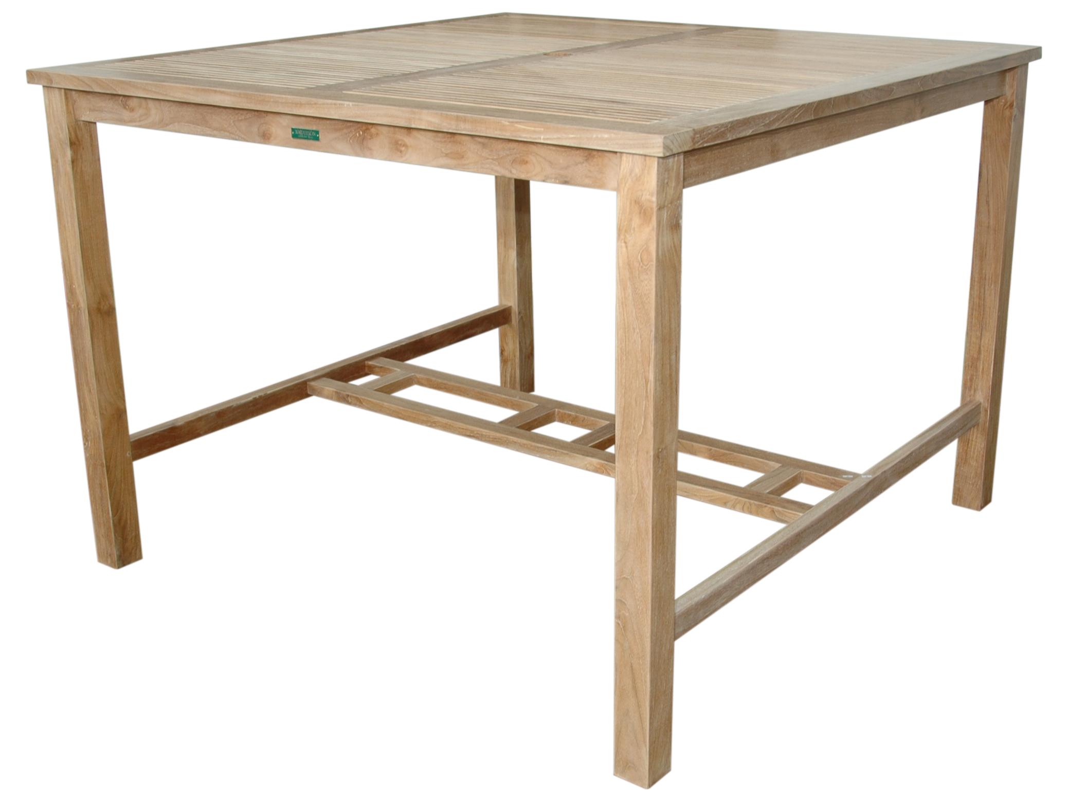 Anderson Teak Windsor Square Patio Bar Table