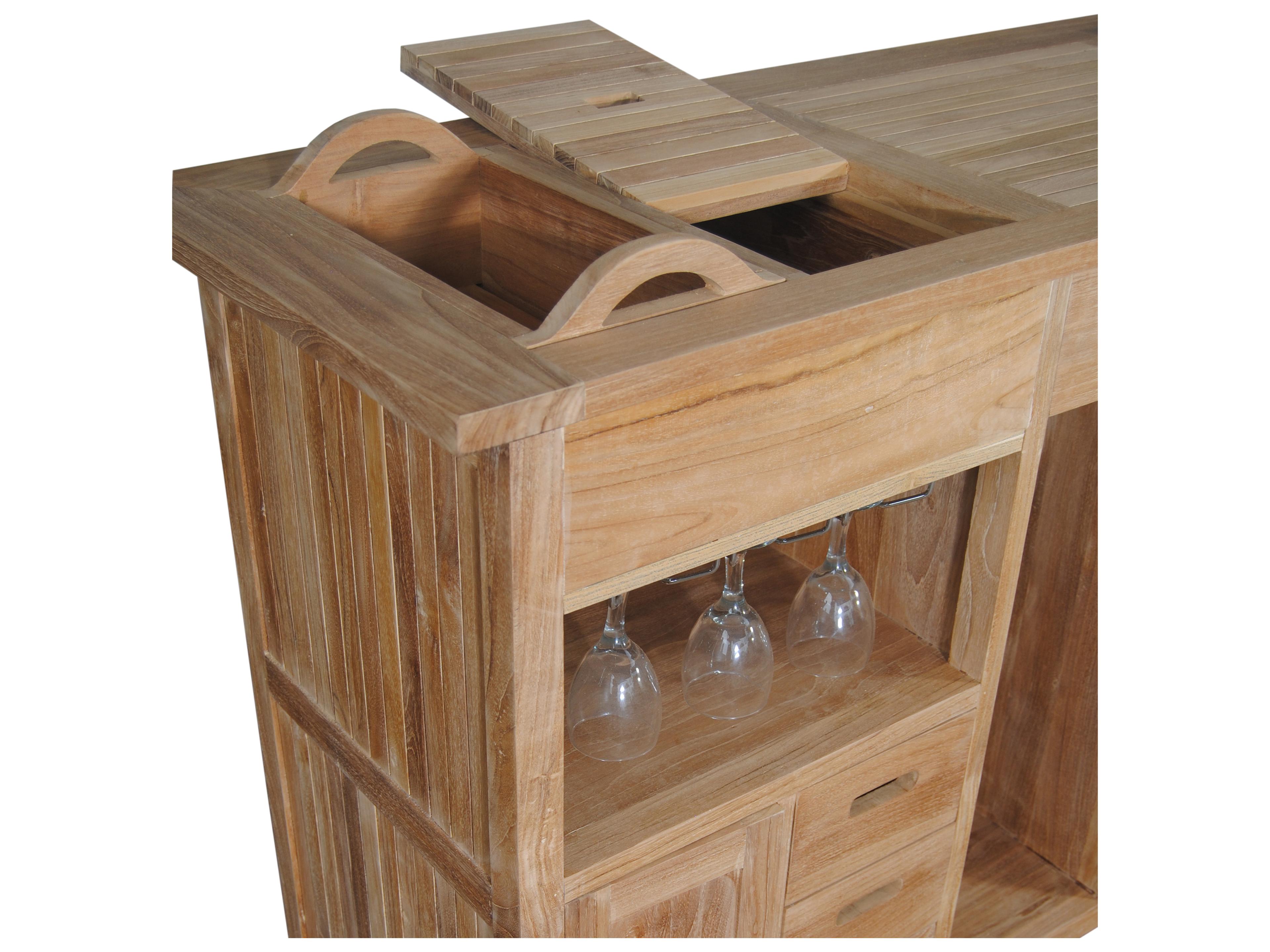 Anderson Teak Safari Bar Table