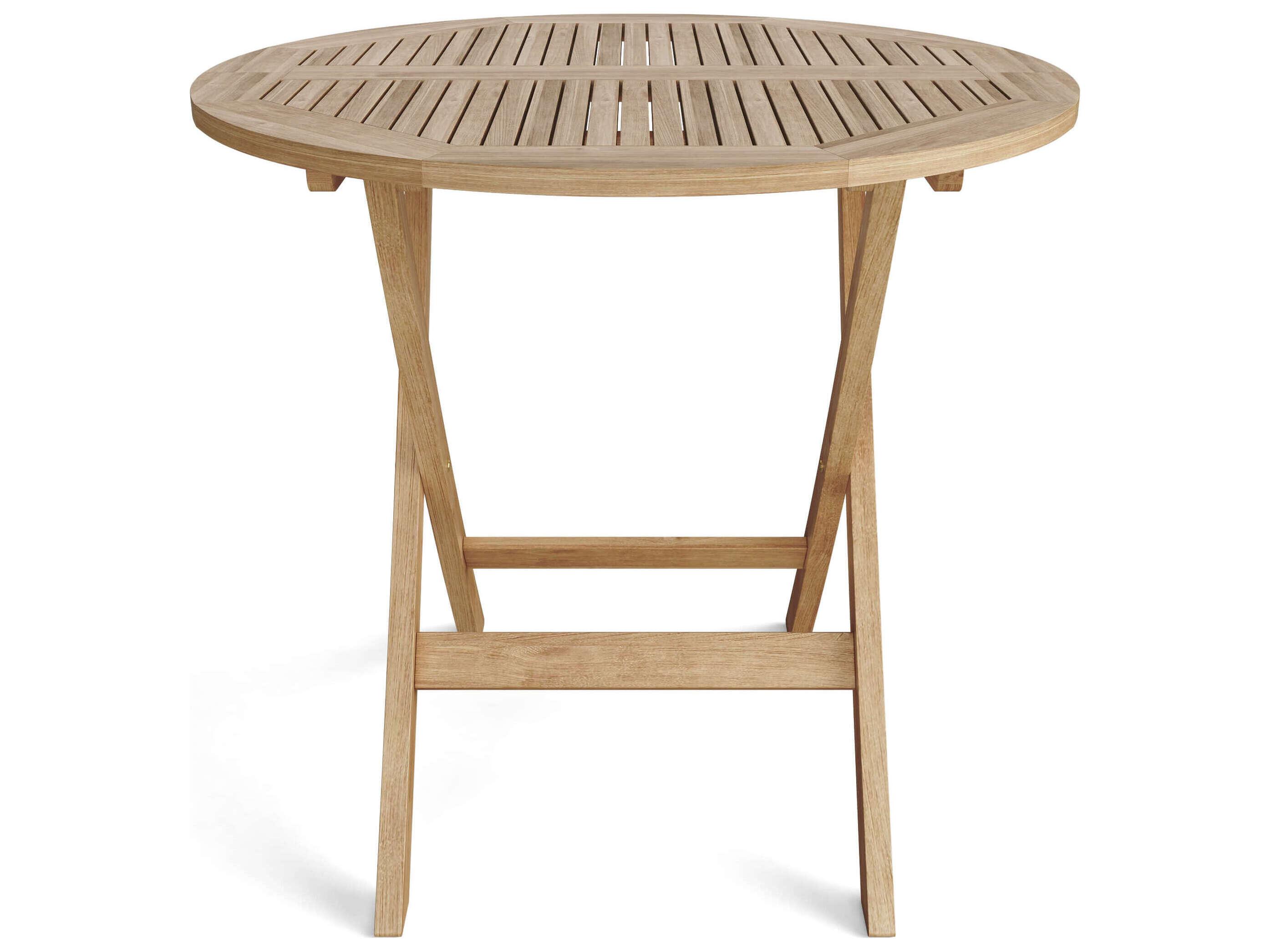Anderson Teak Windsor Round Picnic Folding Table