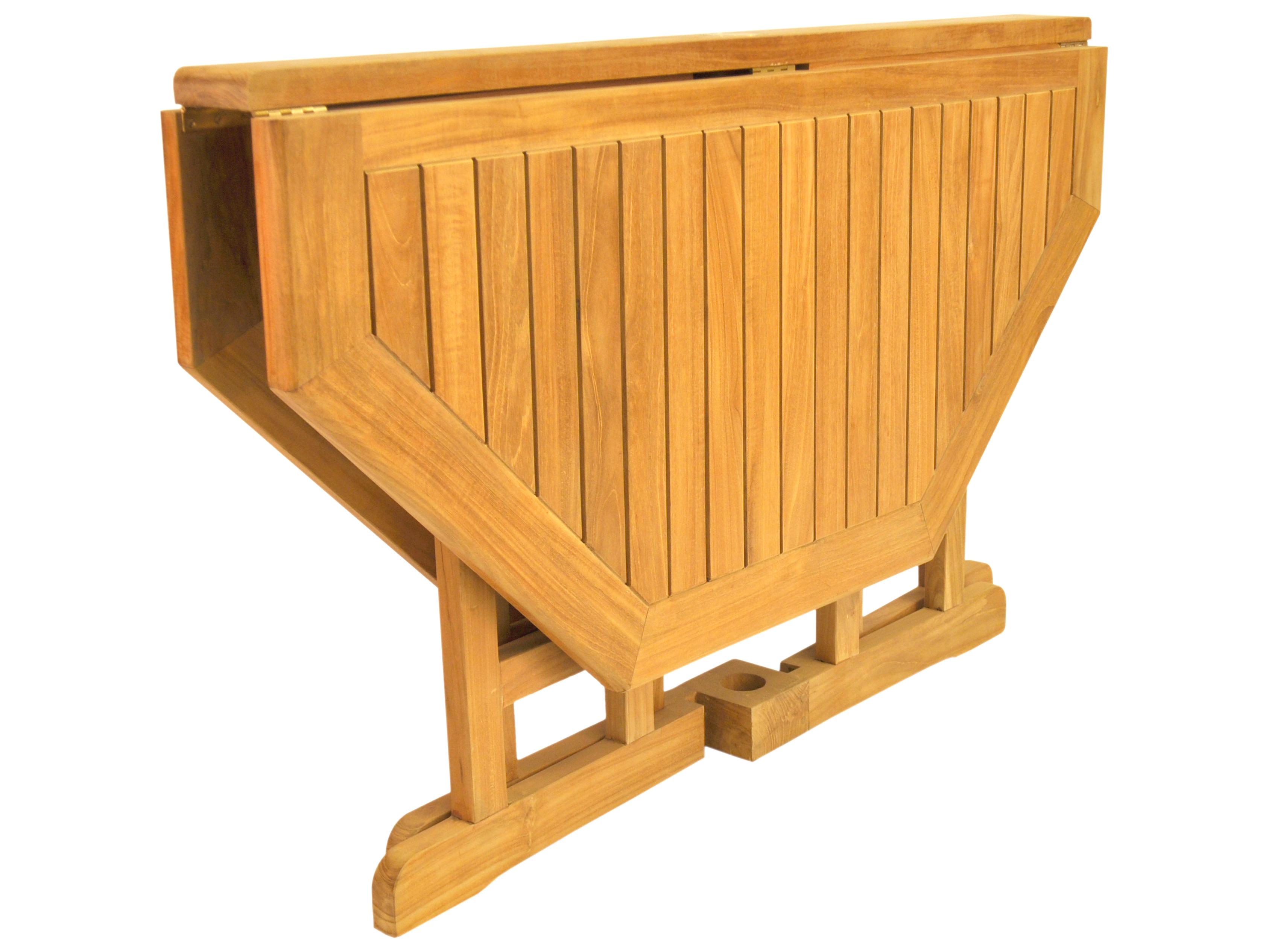 Anderson Teak Butterfly Octagonal Folding Table