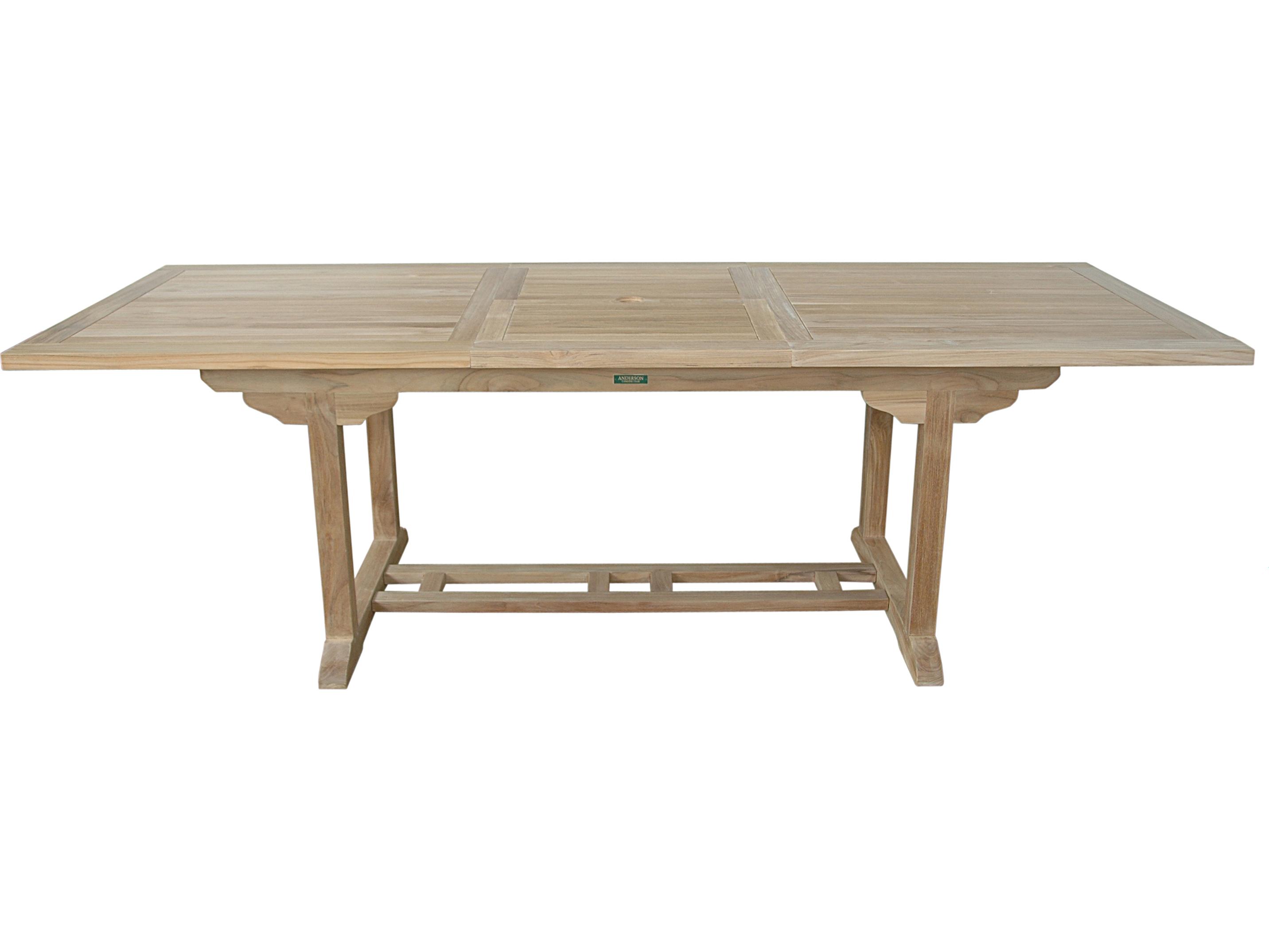 Anderson Teak Bahama Rectangular Extendable Table