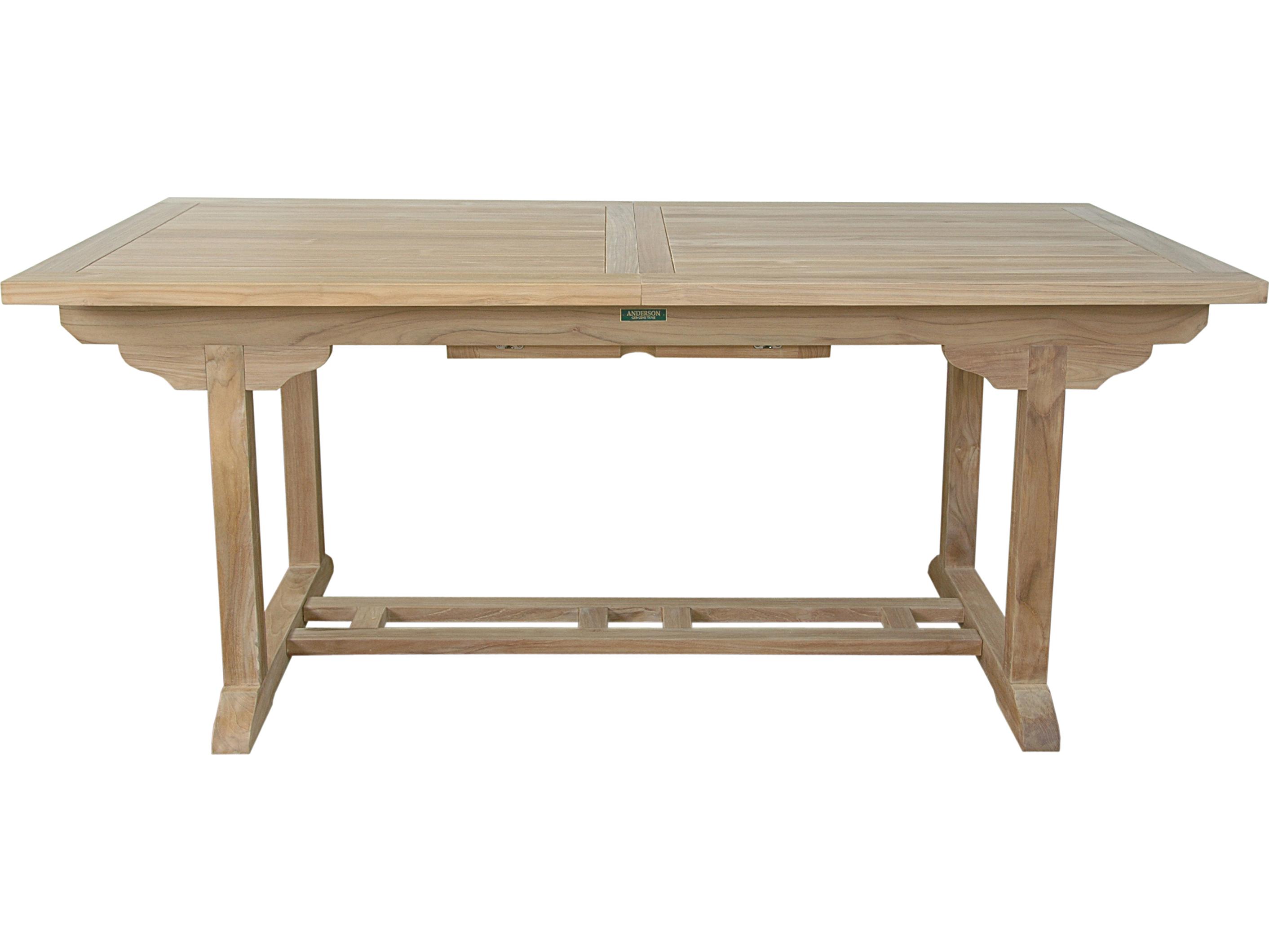 Anderson Teak Bahama Rectangular Extendable Table