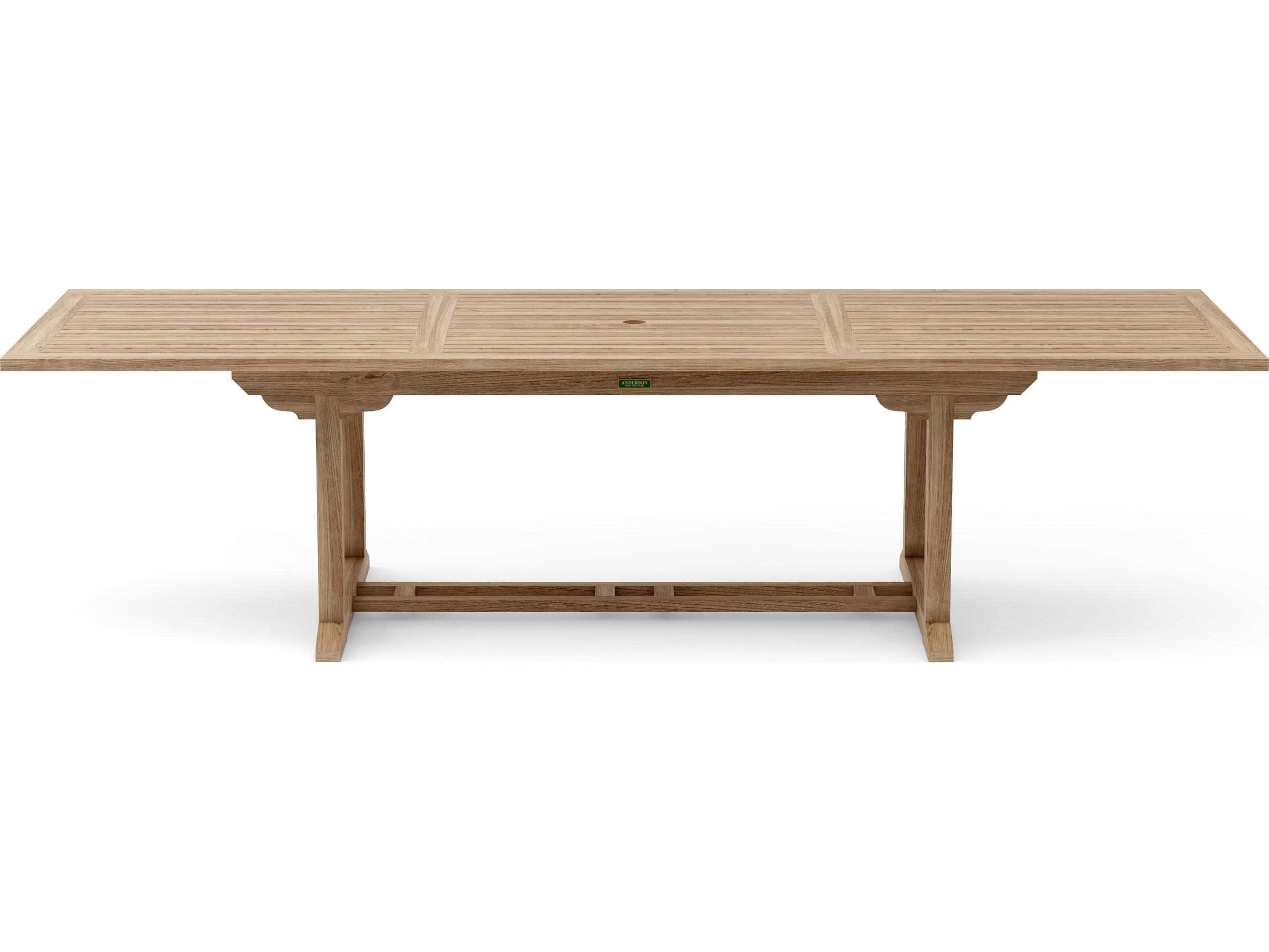 Anderson Teak Bahama Rectangular Extendable Table