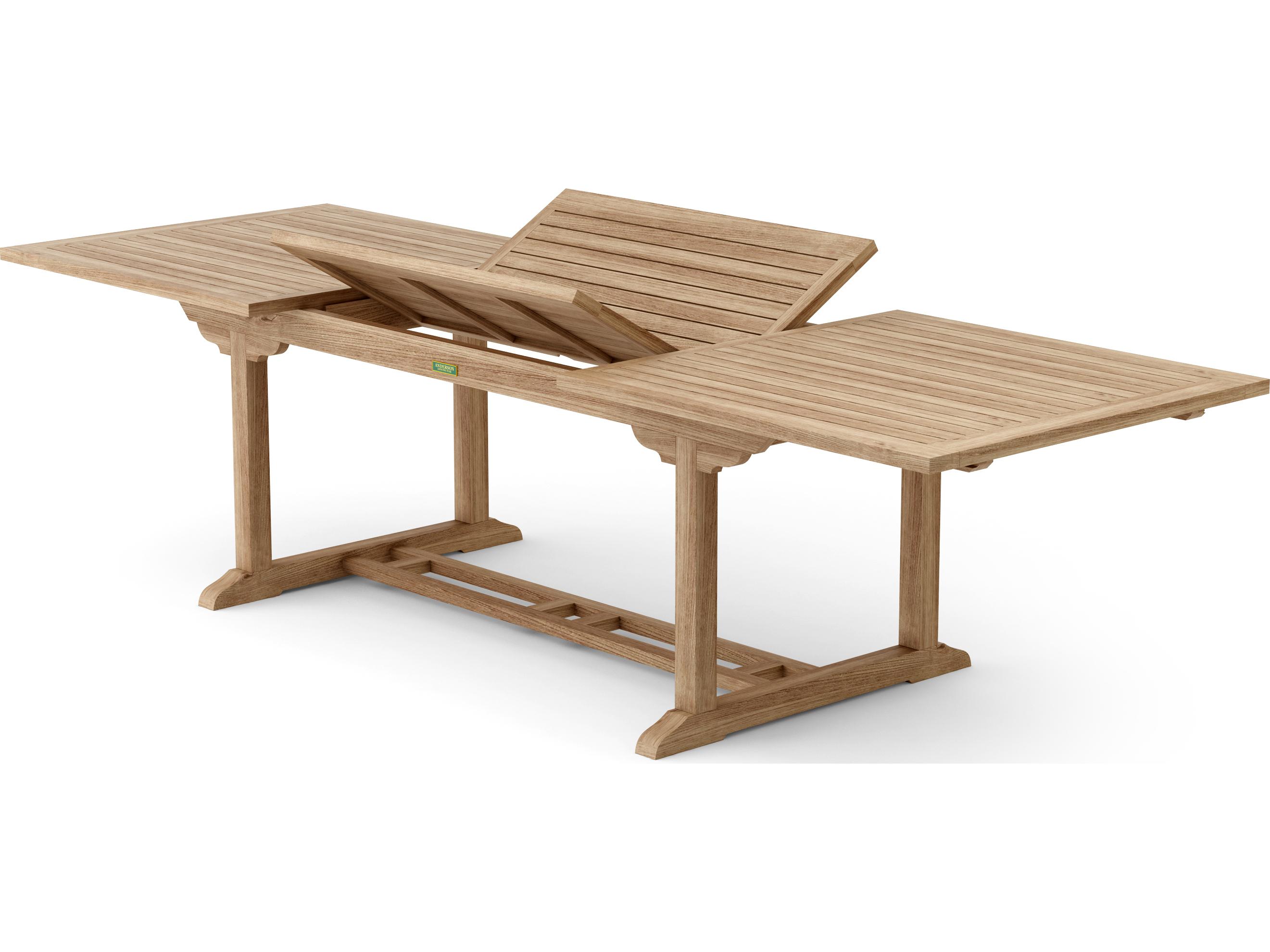 Anderson Teak Bahama Rectangular Extendable Table