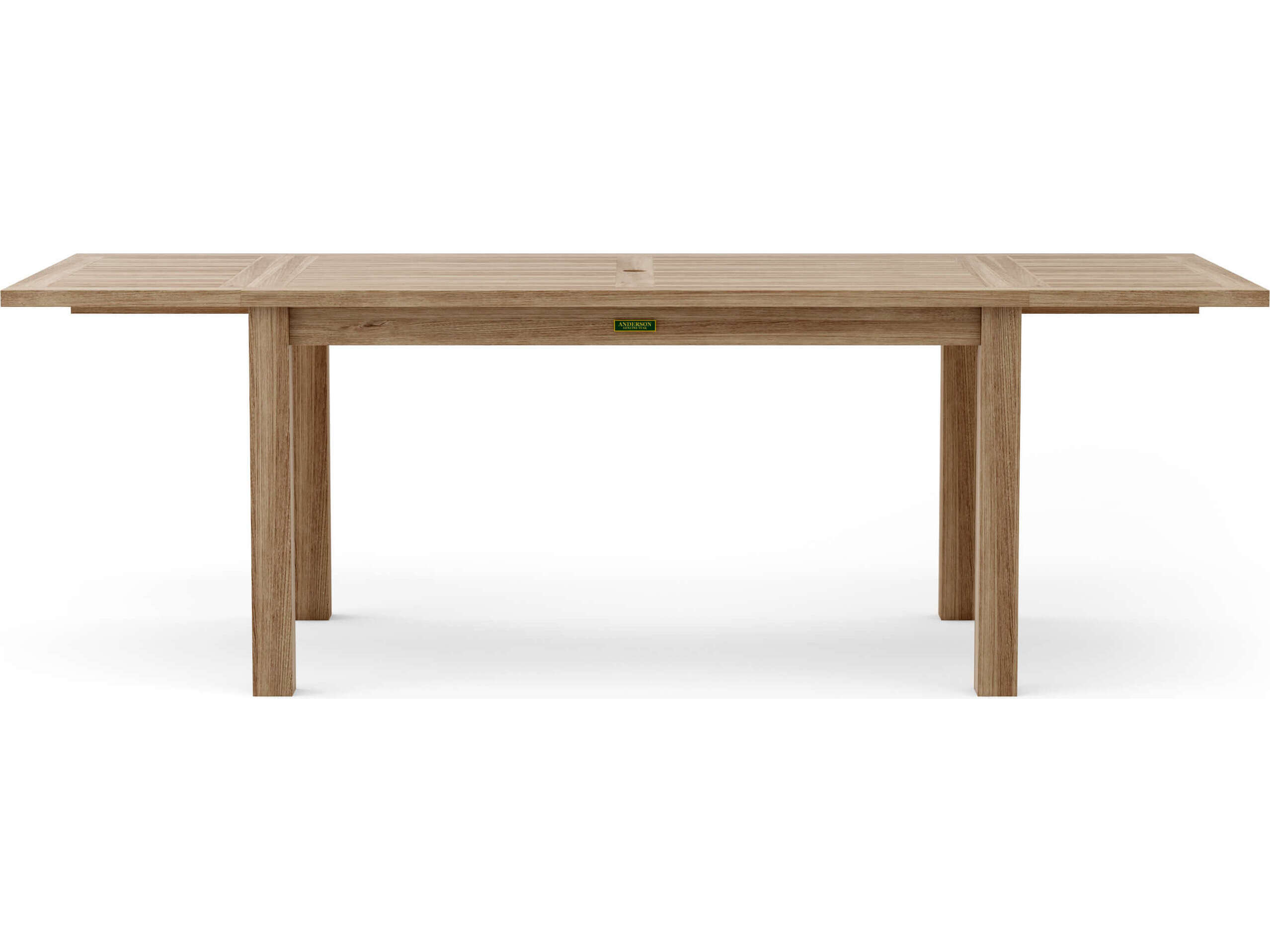 Anderson Teak Bahama Rectangular Table with Double Leaf Extensions