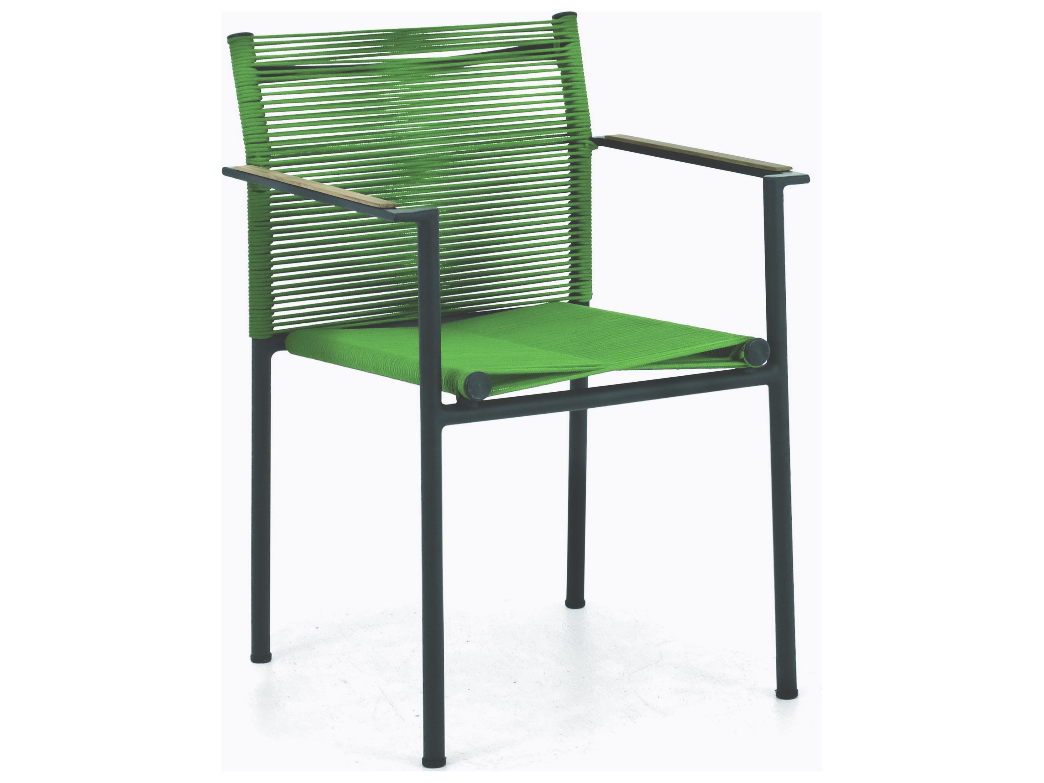 Alfresco Home Jakarta Olive Wicker Outdoor Patio Dining Chair